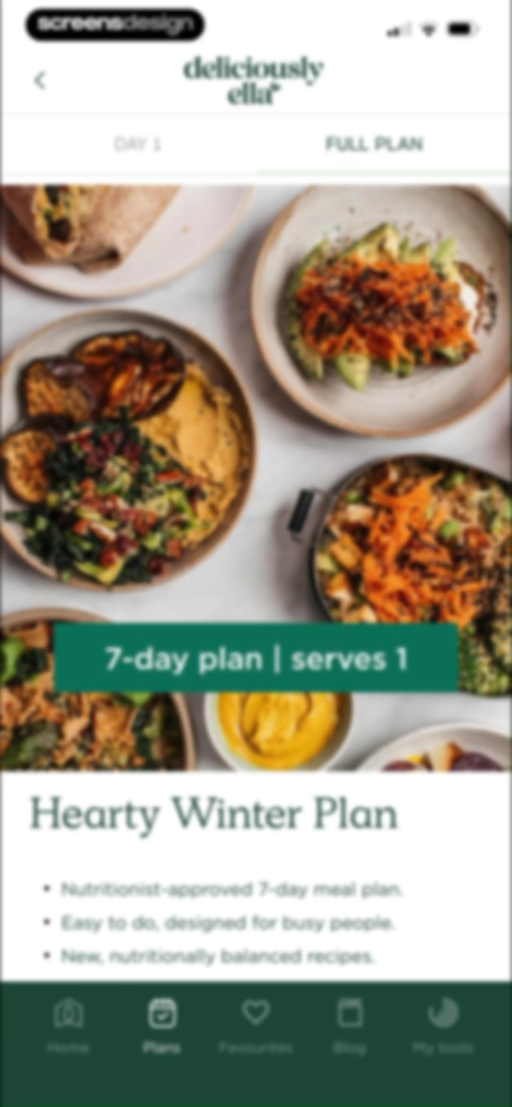 Deliciously Ella: Feel Better screen 101
