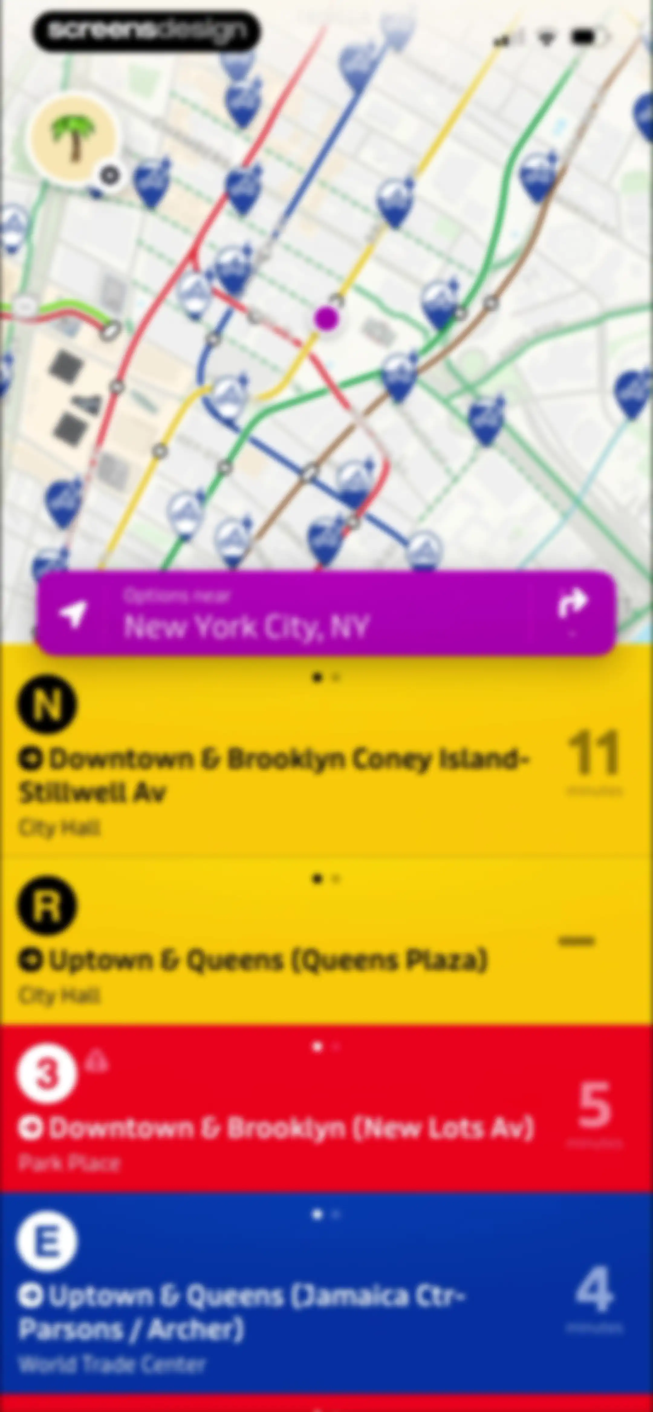 Transit • Subway & Bus Times screen 12