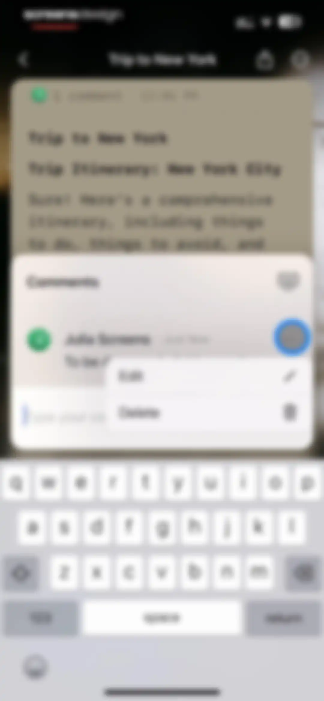 Craft: Notes, Documents, AI screen 85