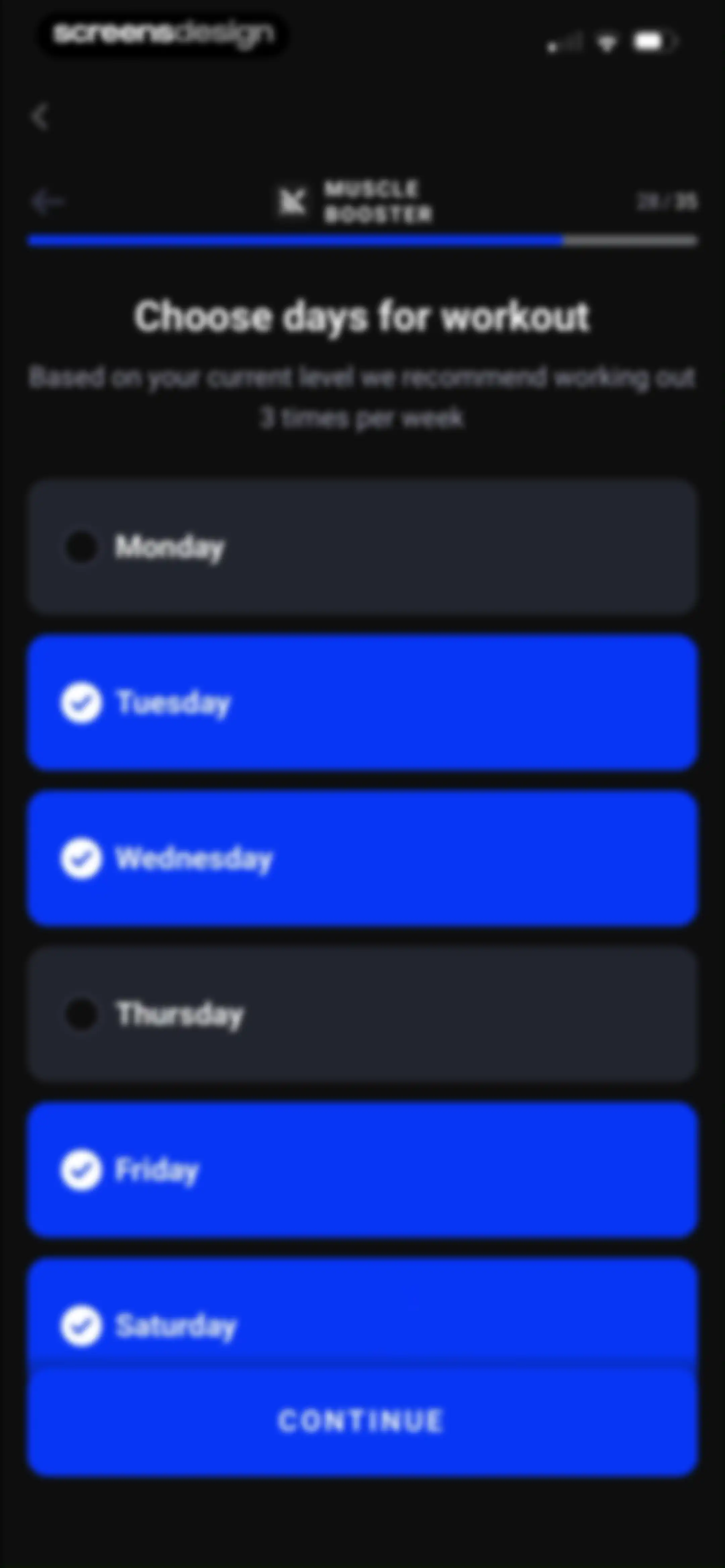 Muscle Booster Workout Tracker screen 30