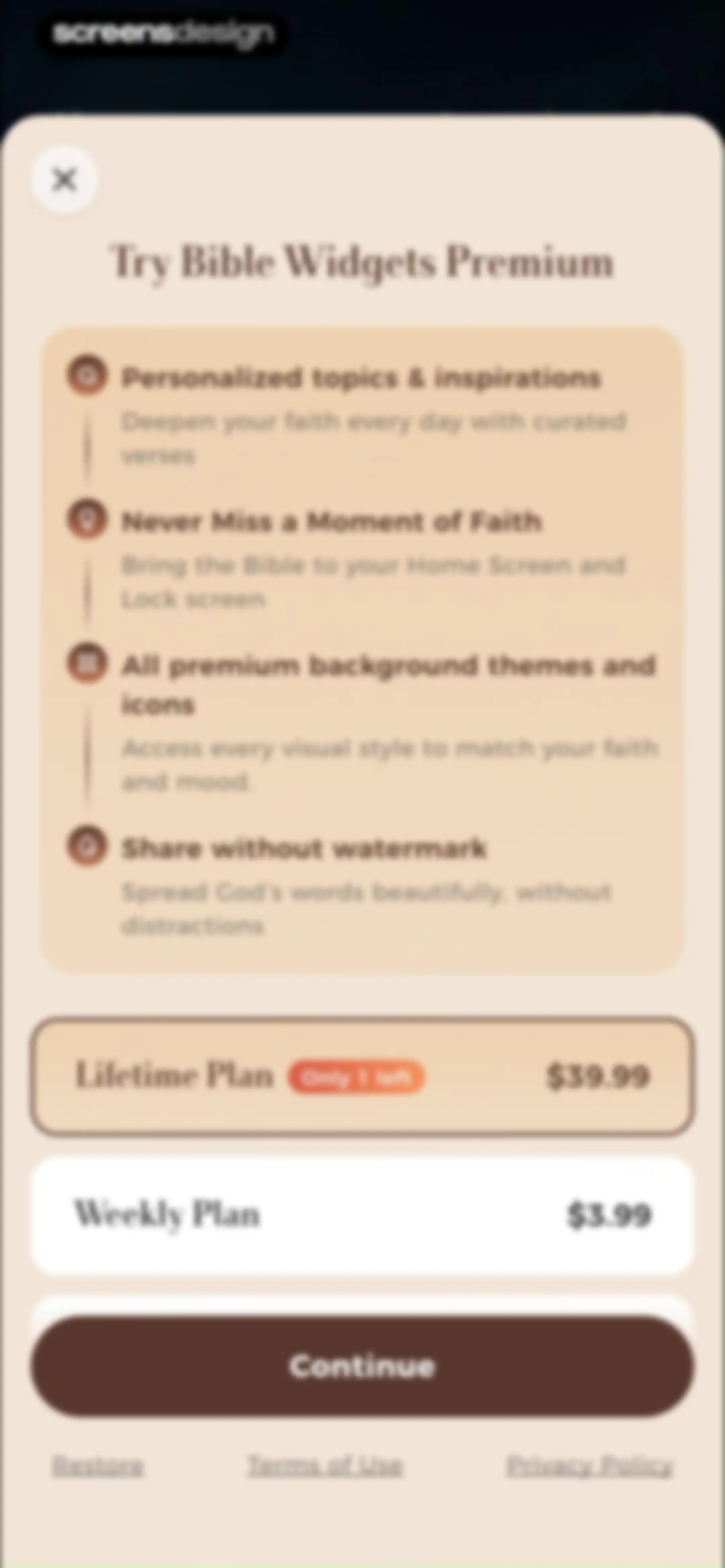 BibleCare:Verses,Prayers&Chat screen 57