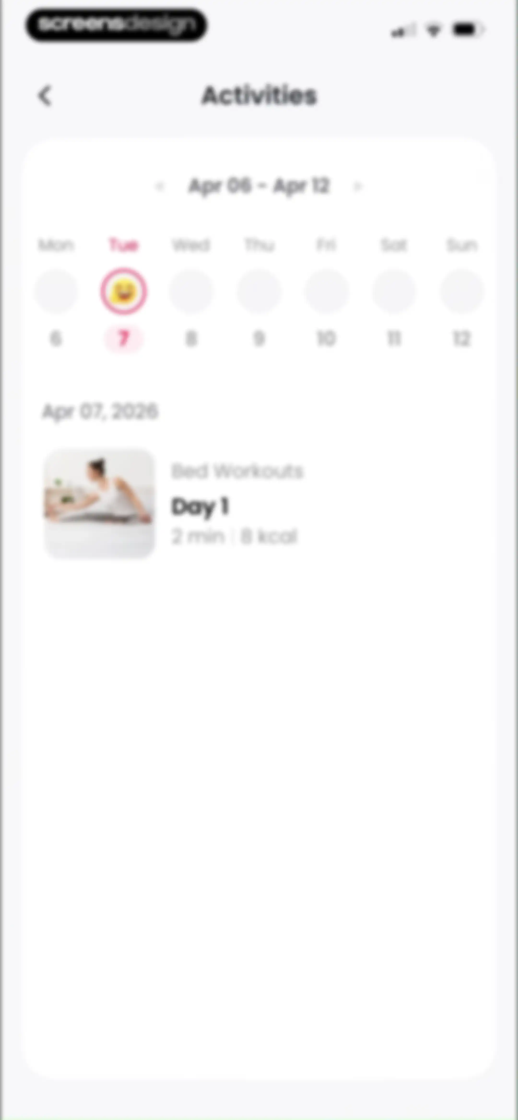 ChillFit: Home Workout Planner screen 141
