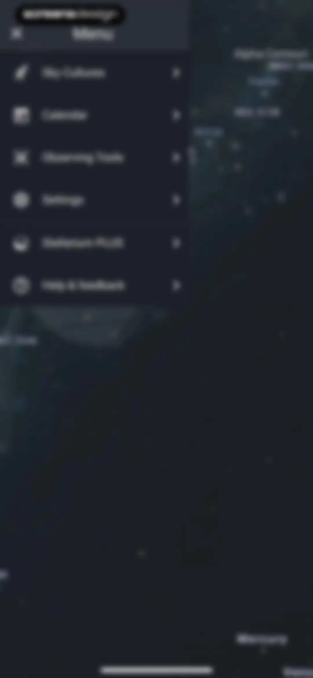 Stellarium Mobile - Star Map screen 38