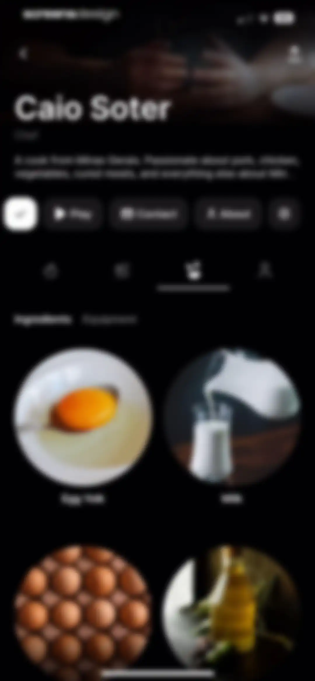 CREME: Create Memorable Meals screen 56