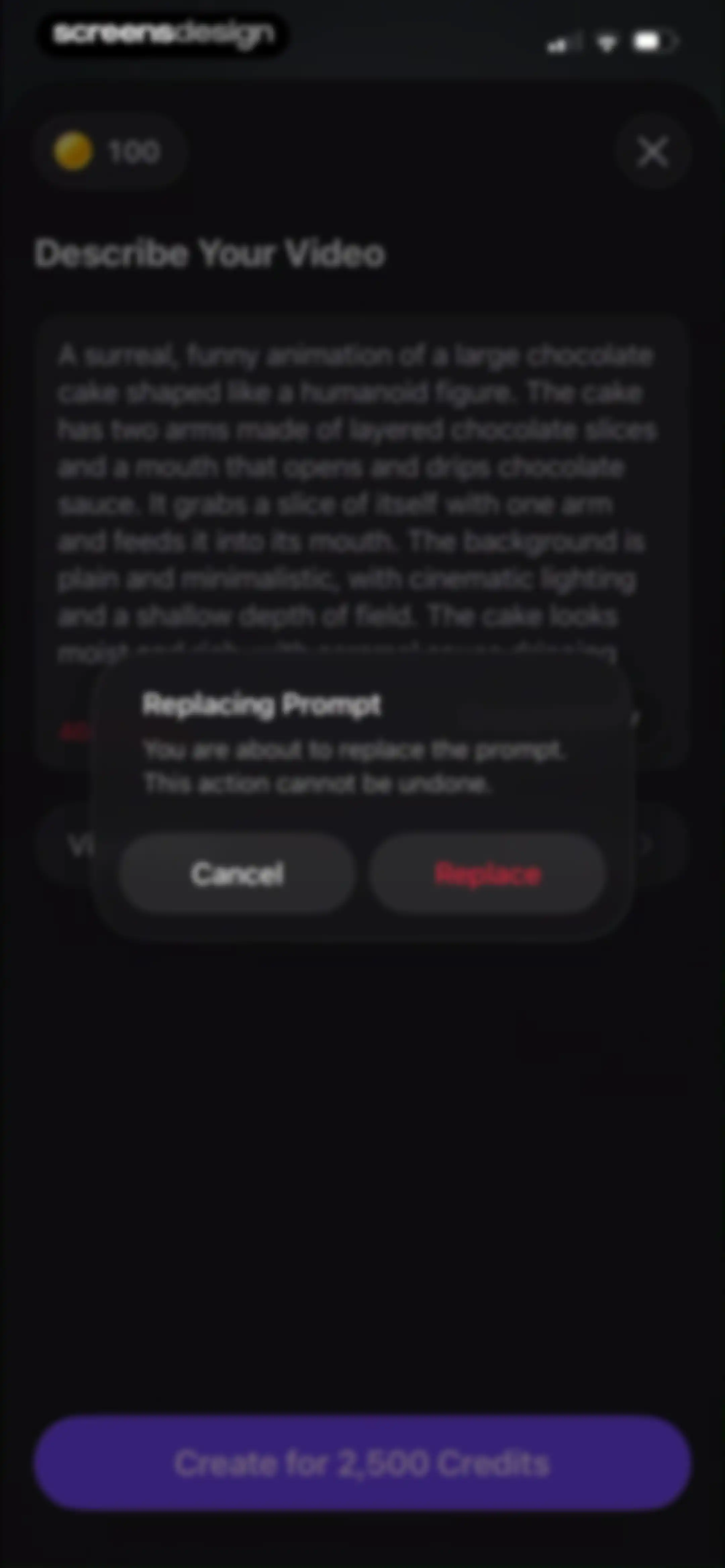 VideoAI: AI Video Generator+ screen 33