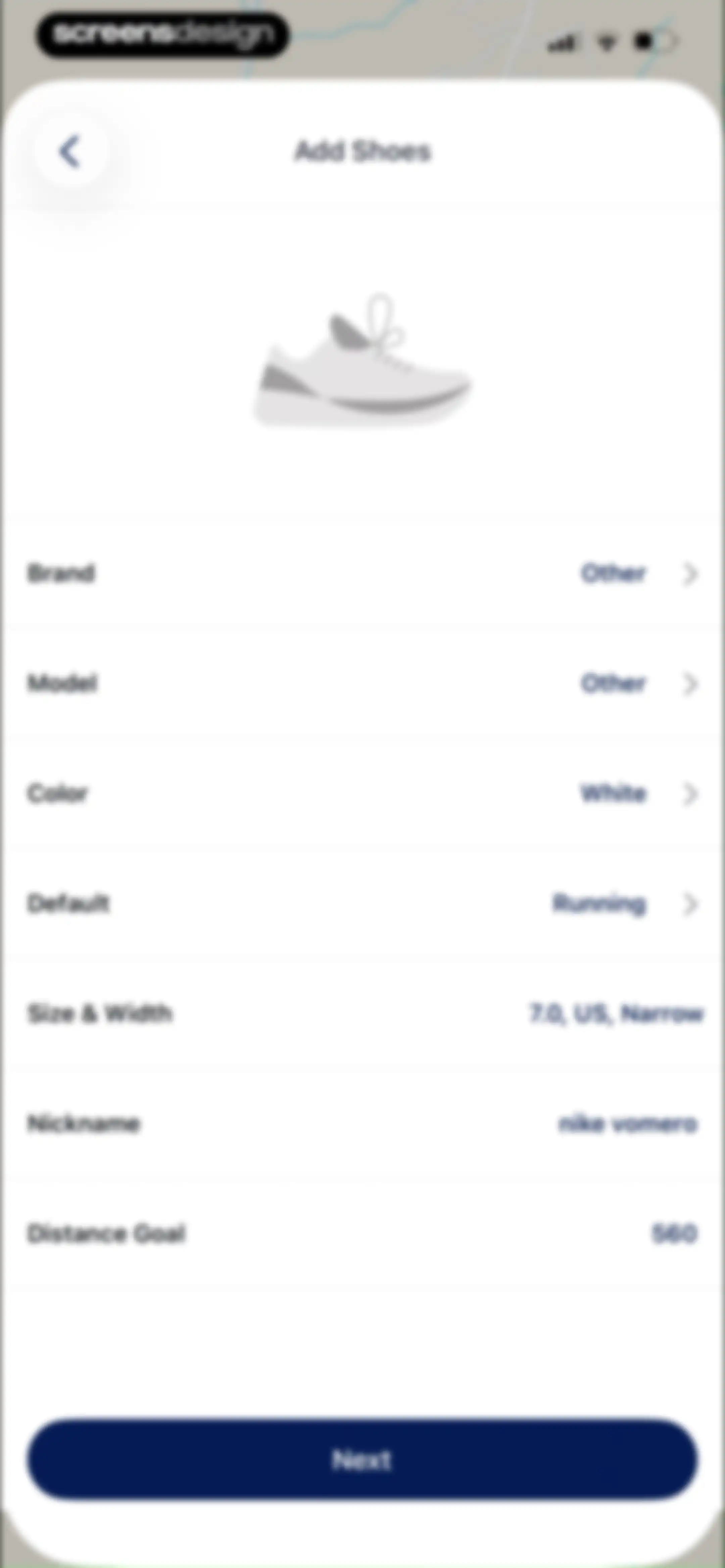 ASICS Runkeeper—Run Tracker screen 45