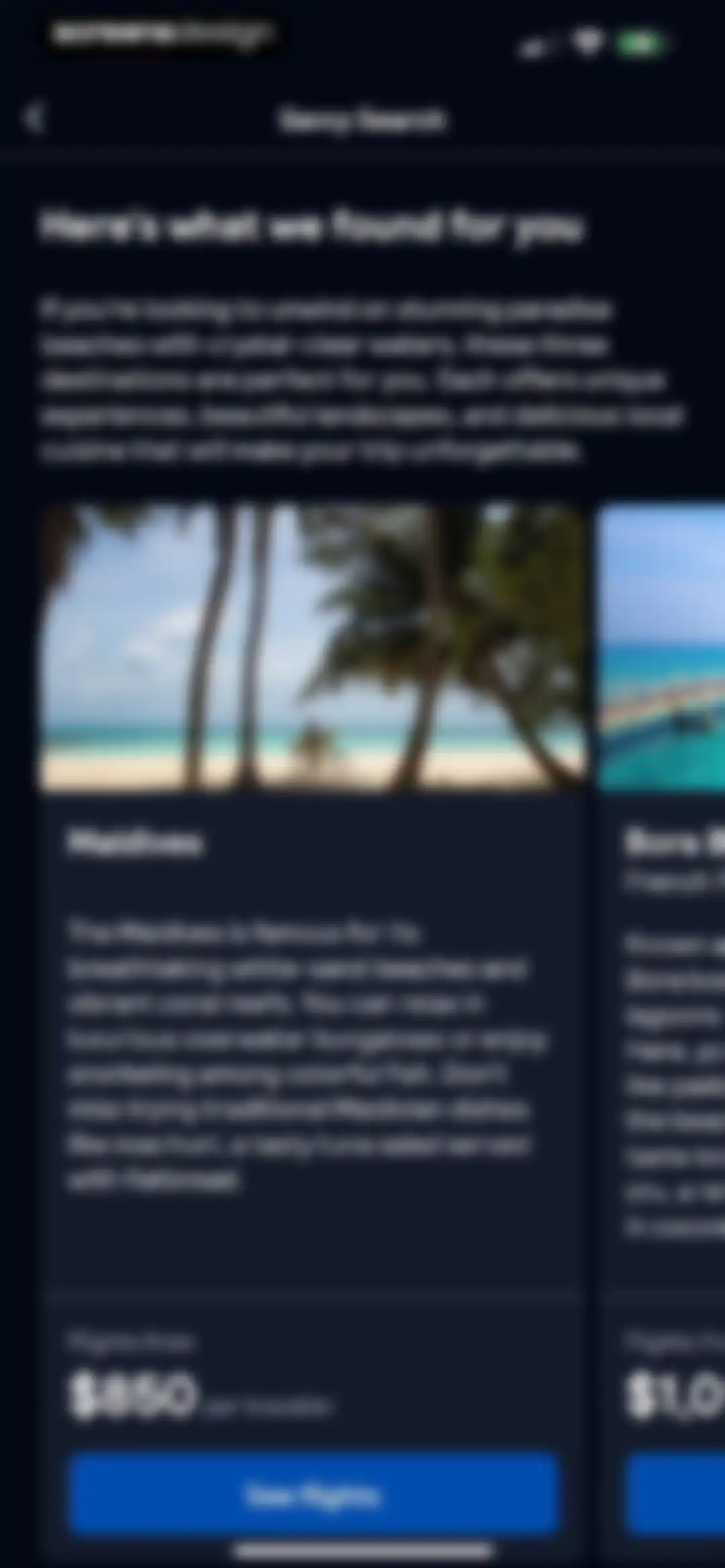 Skyscanner Flights & Travel screen 83