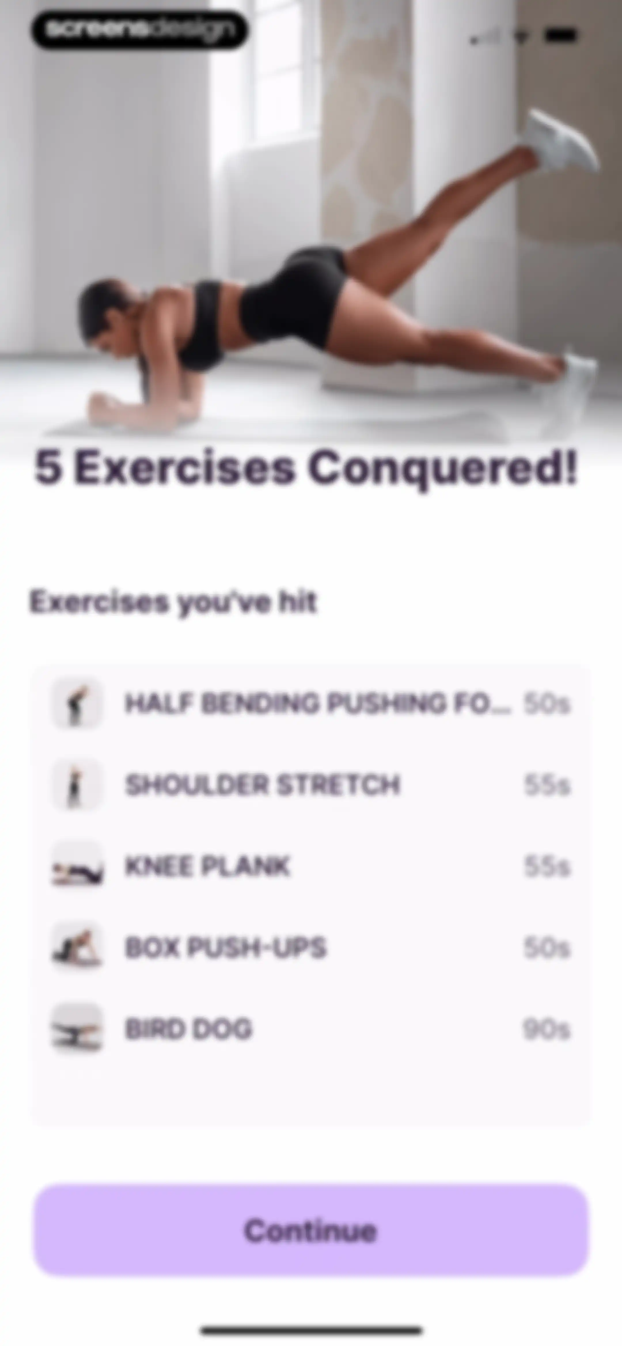 Pilates at Home, Wall Pilates screen 93