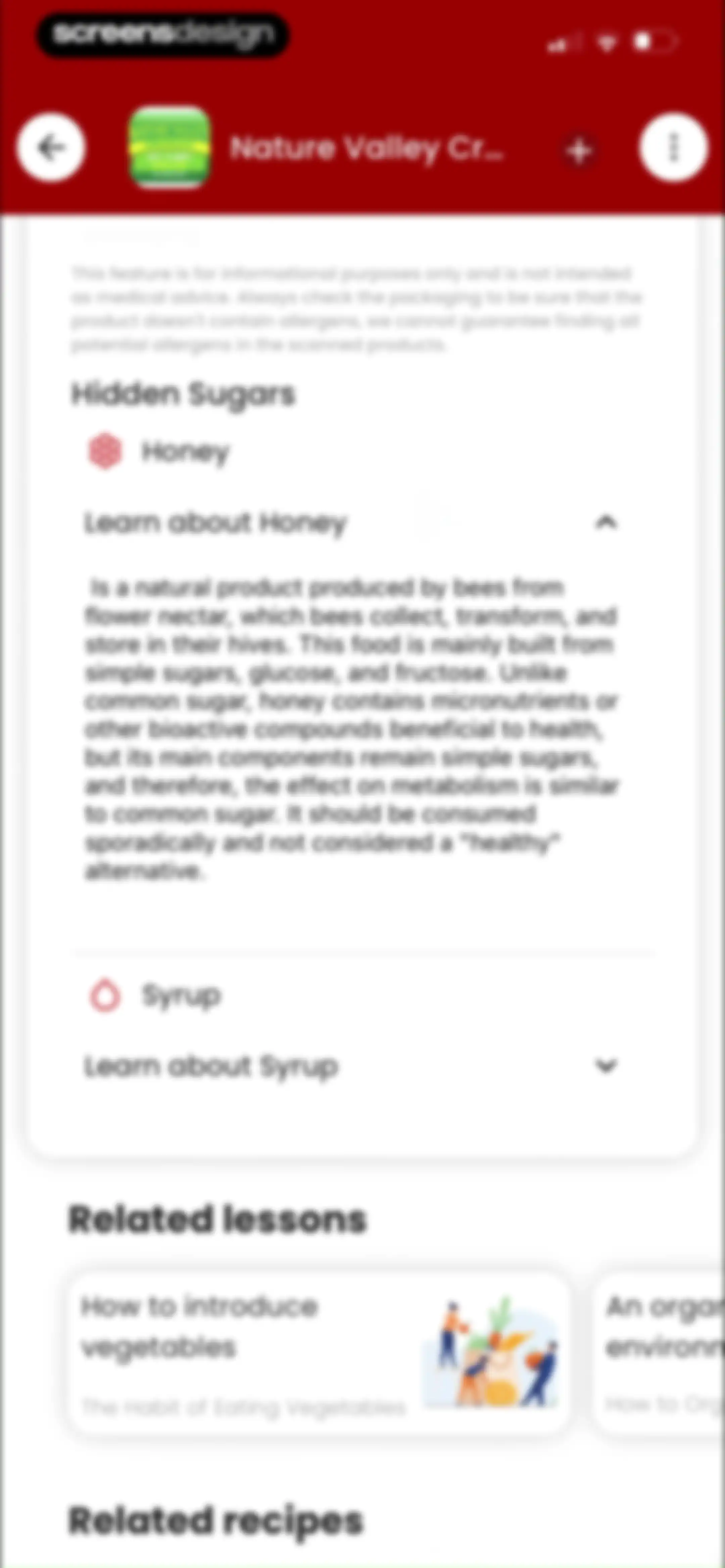 Diabetes food tracker - Gococo screen 119