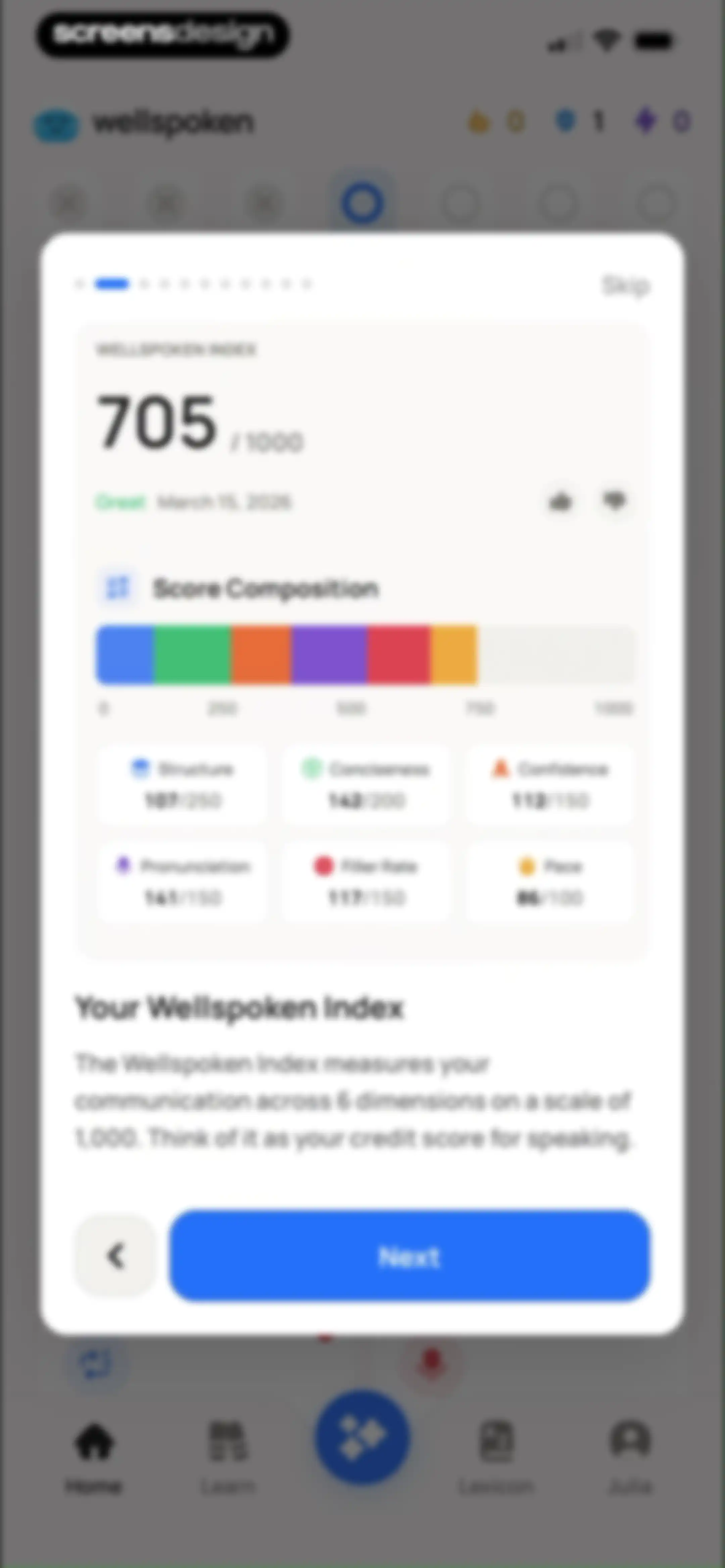 Wellspoken: Articulation Coach screen 59