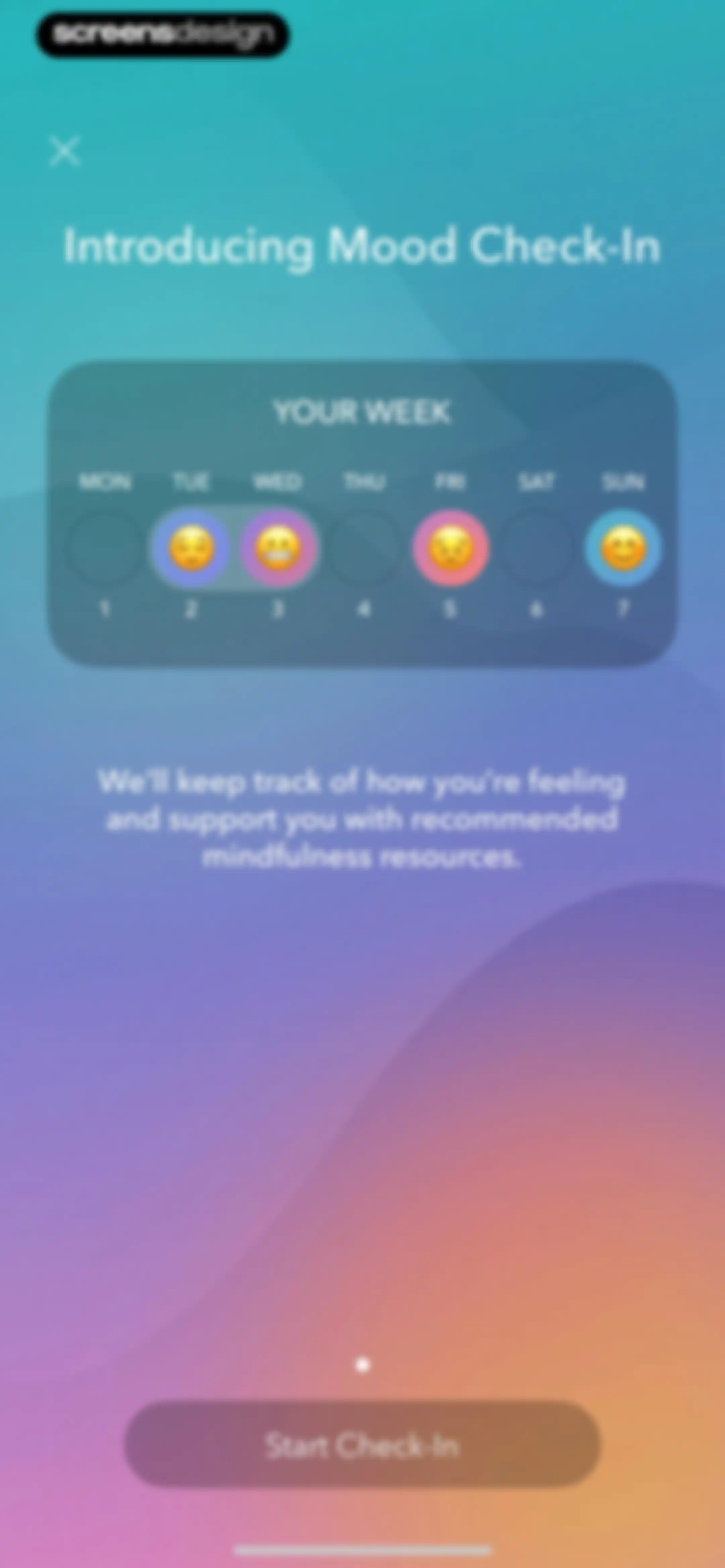 Calm screen 38