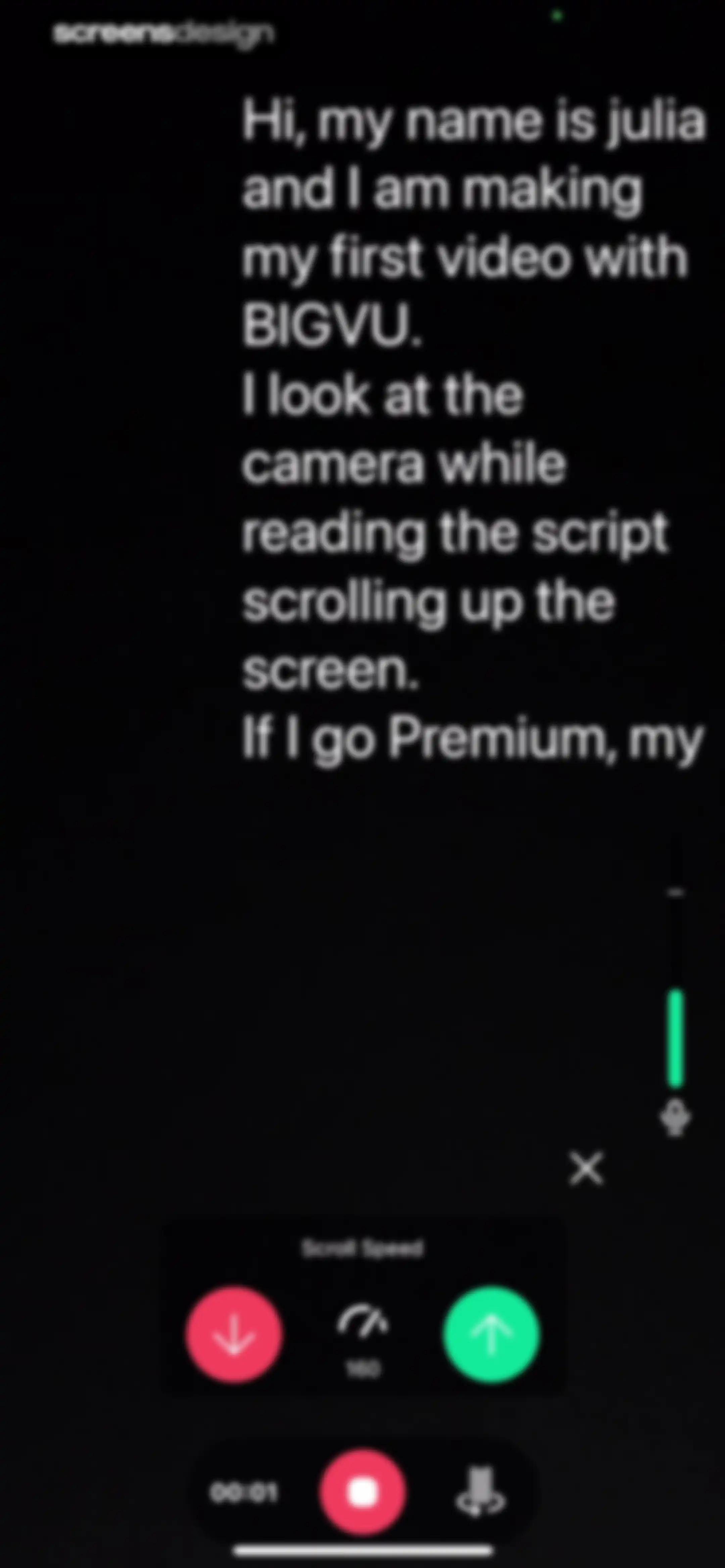 BIGVU Teleprompter Captions AI screen 26