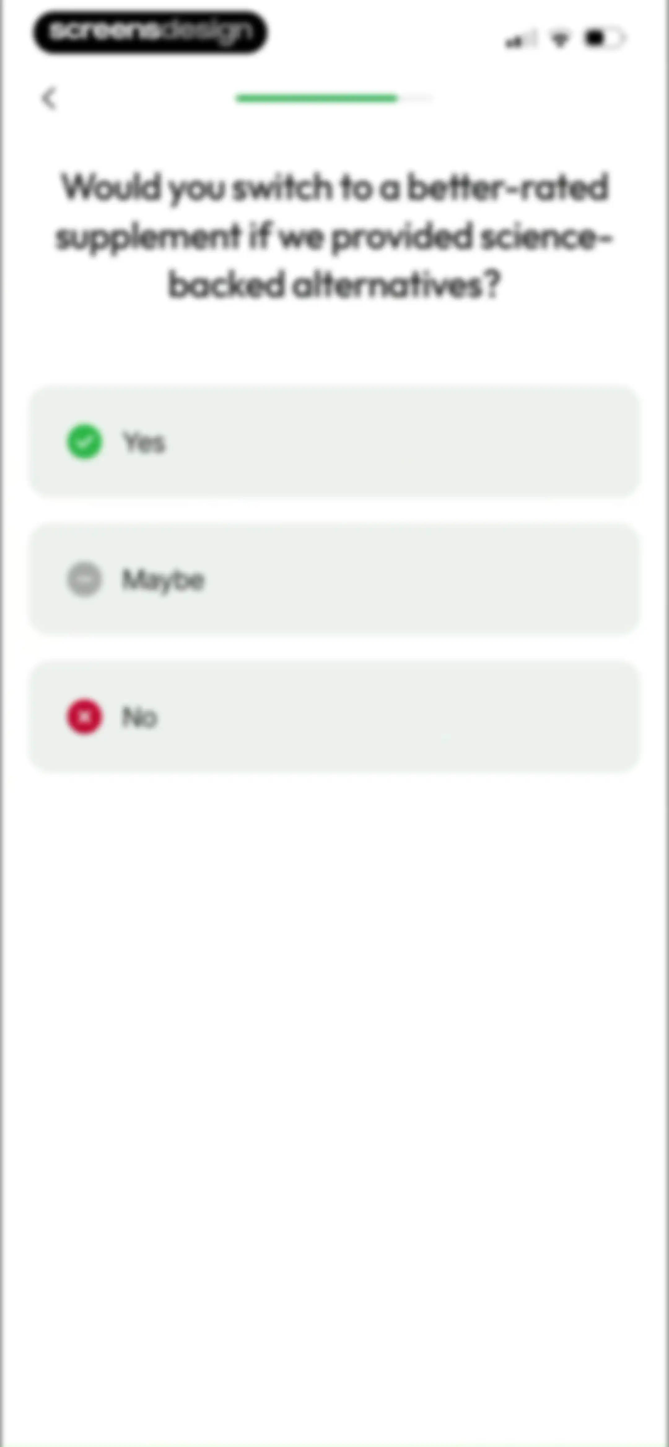 Prove It - Supplement Scanner screen 28