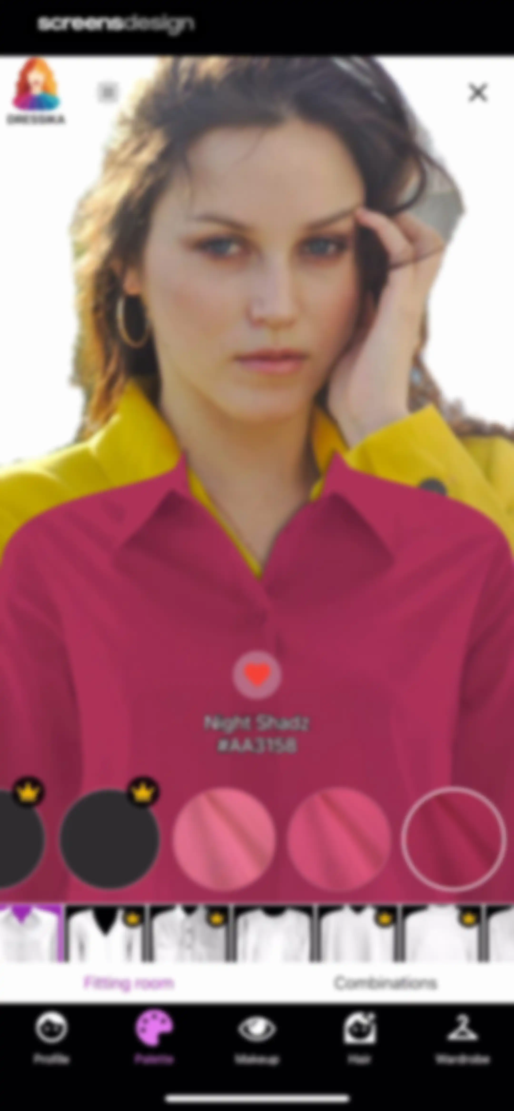 Color Analysis - Dressika screen 39