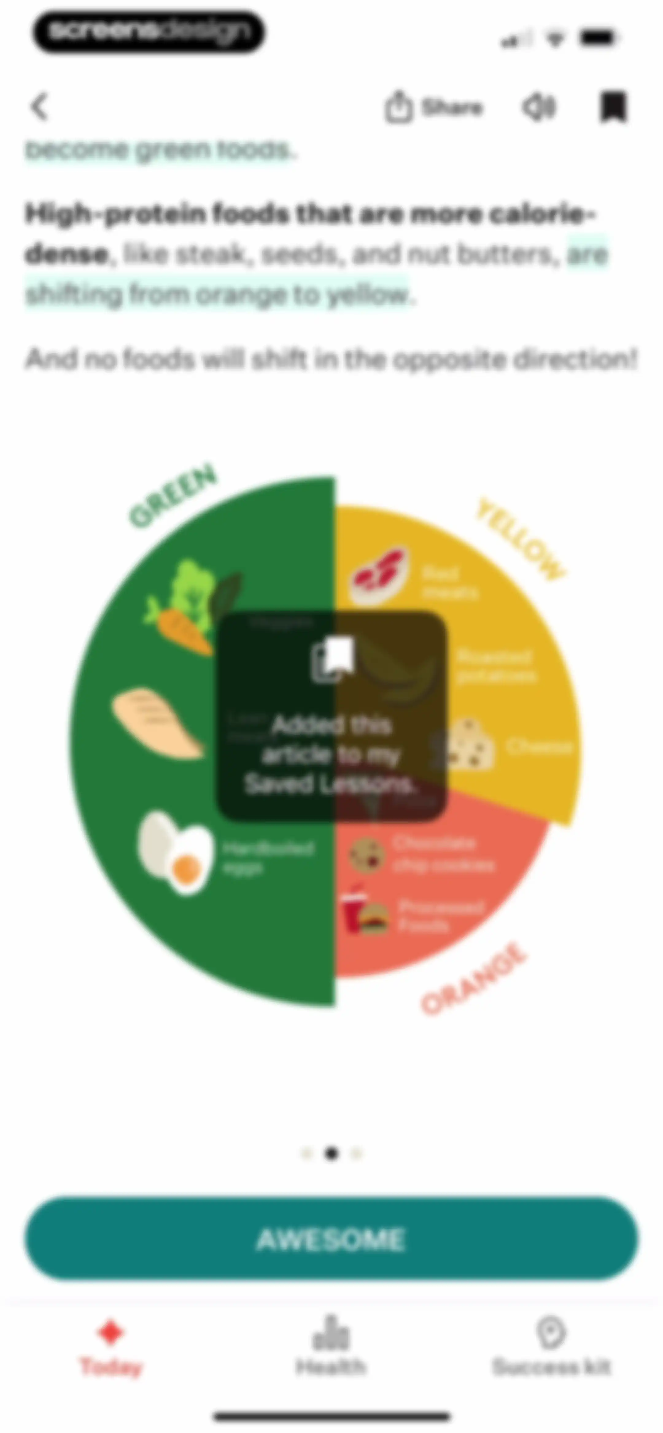 Noom Weight Loss, Food Tracker screen 125