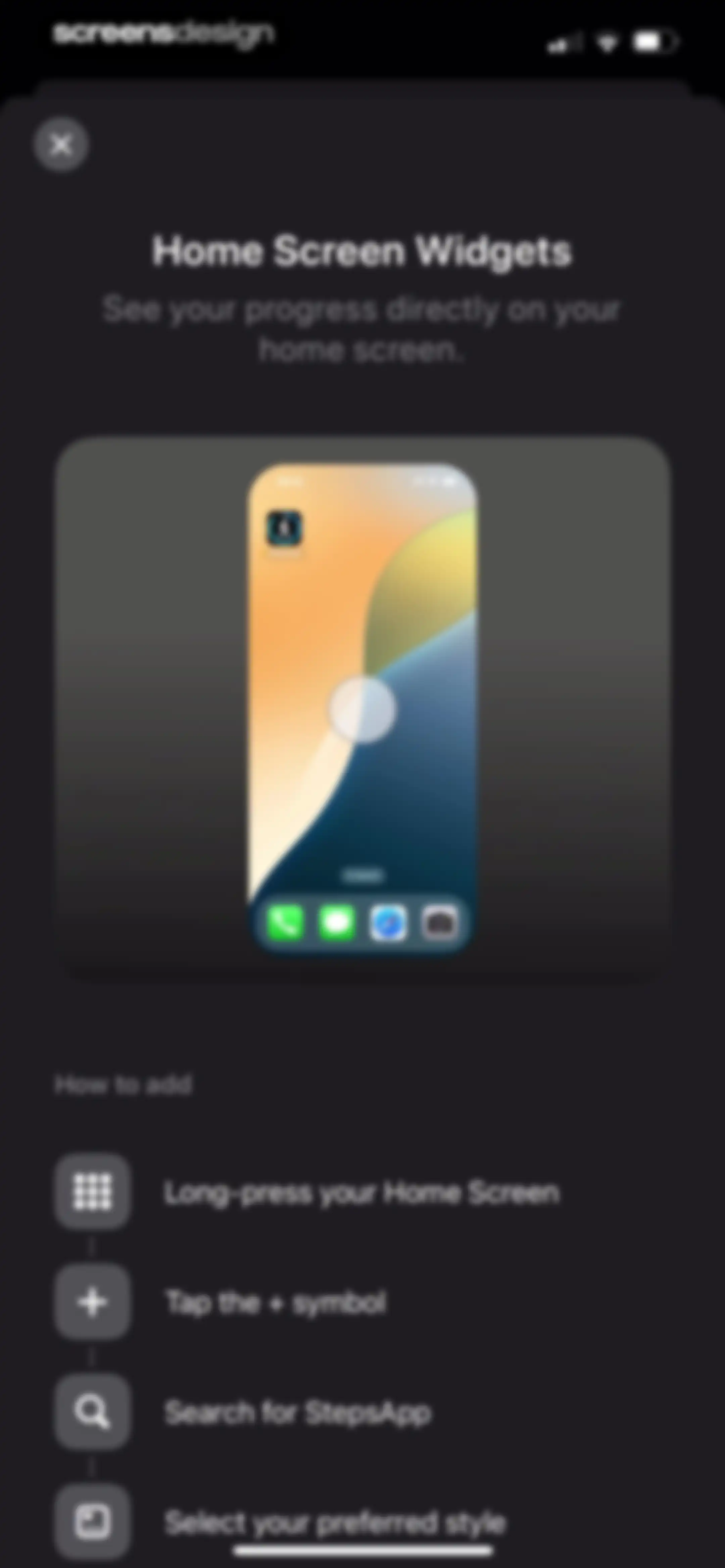 StepsApp Pedometer screen 77