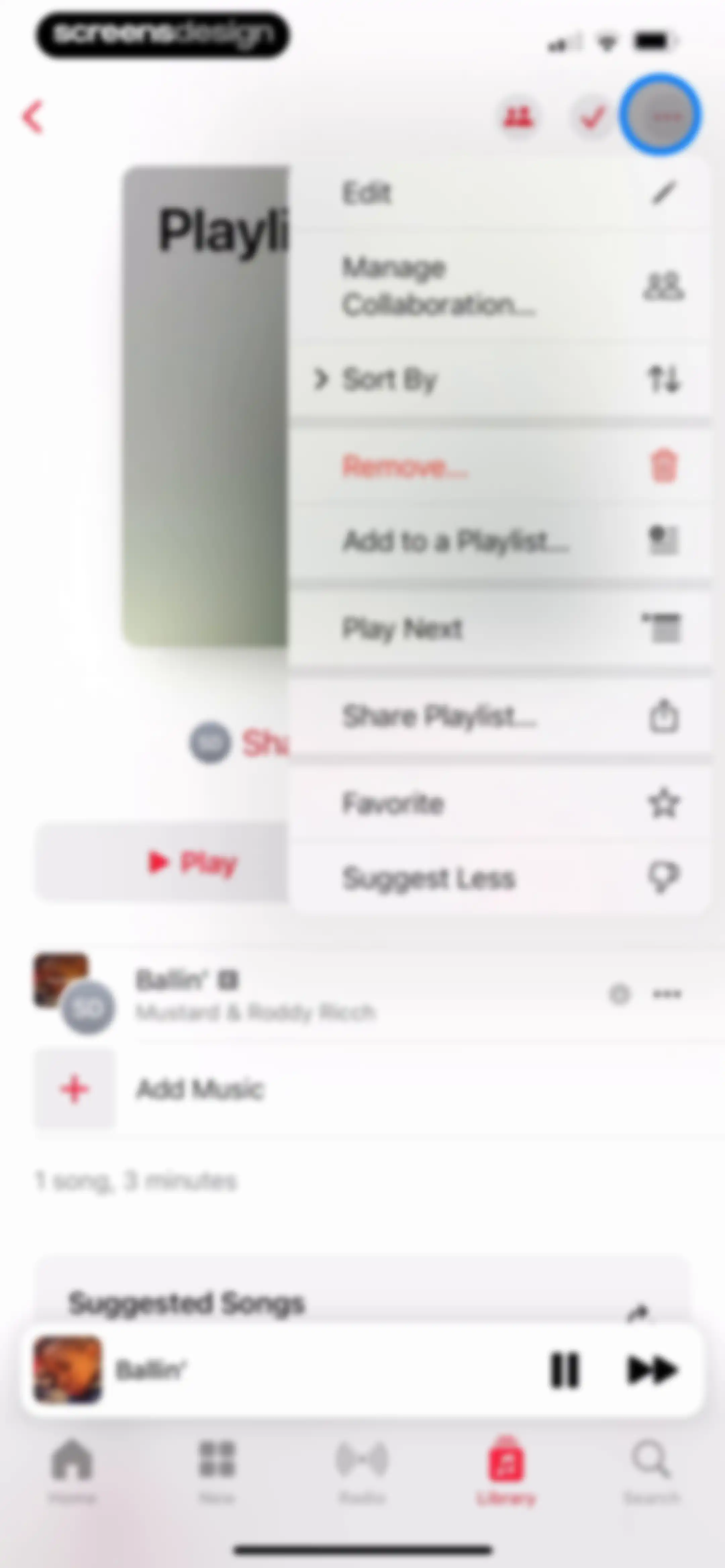 Apple Music screen 103