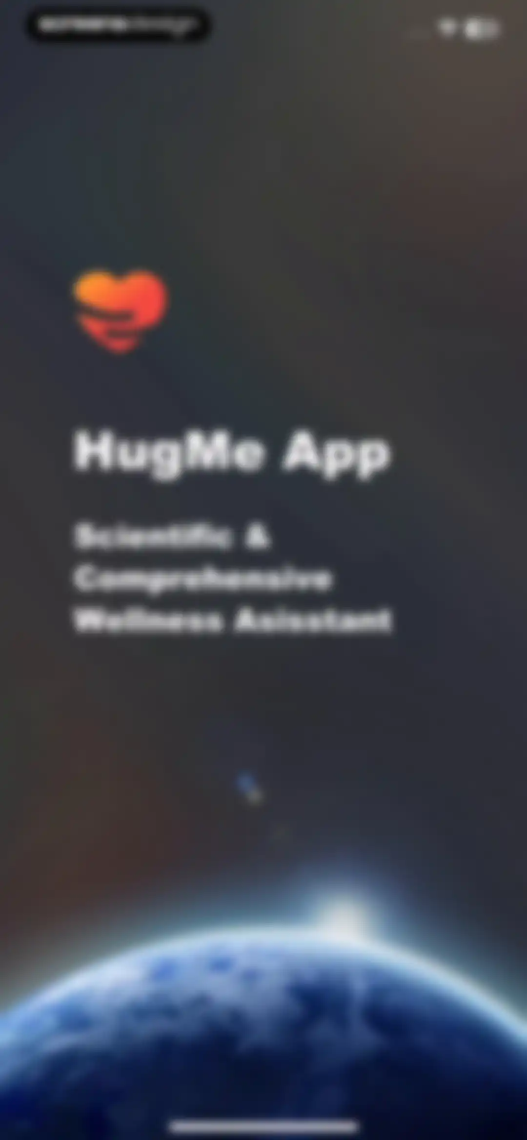 HugMe-Physical & Mental Health screen 2
