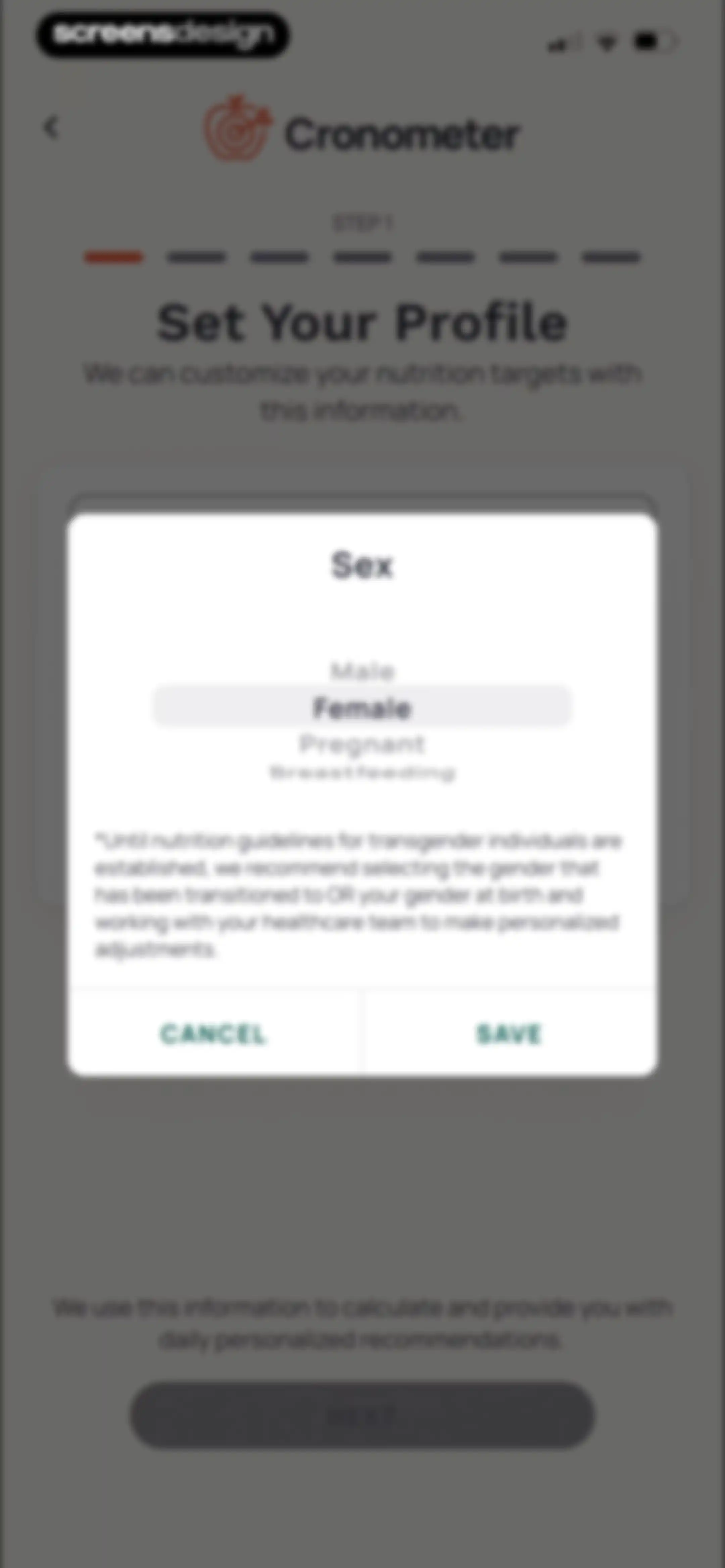 Cronometer: Calorie Counter screen 7