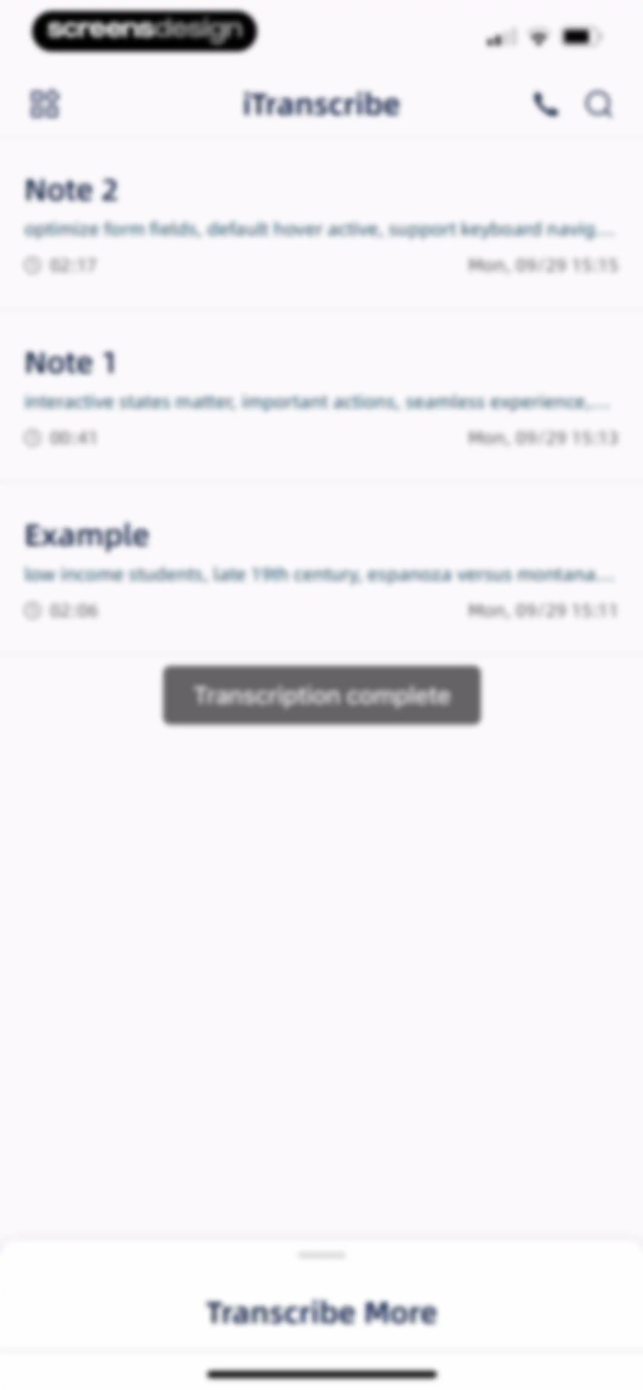 iTranscribe - Audio to Text screen 53