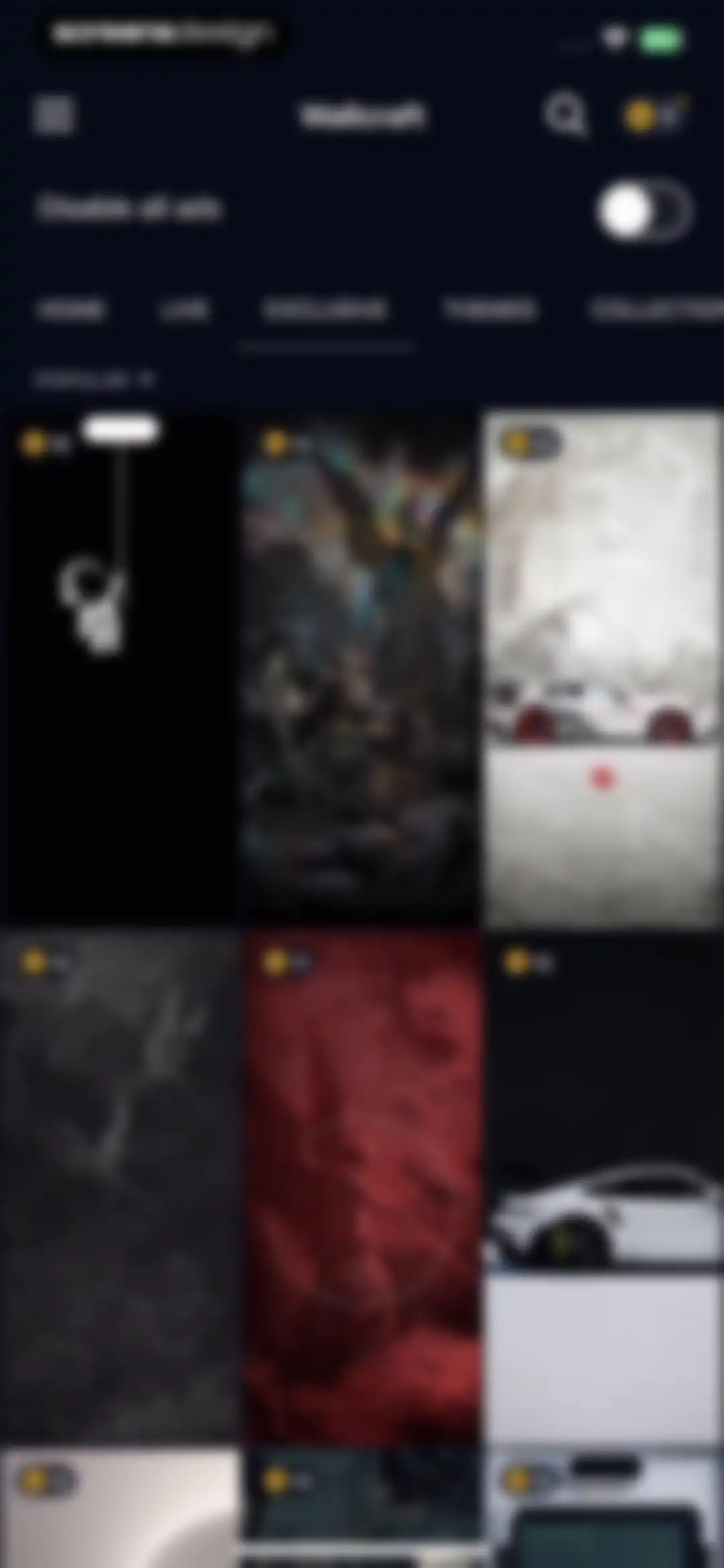 Wallcraft – Wallpapers, live screen 27