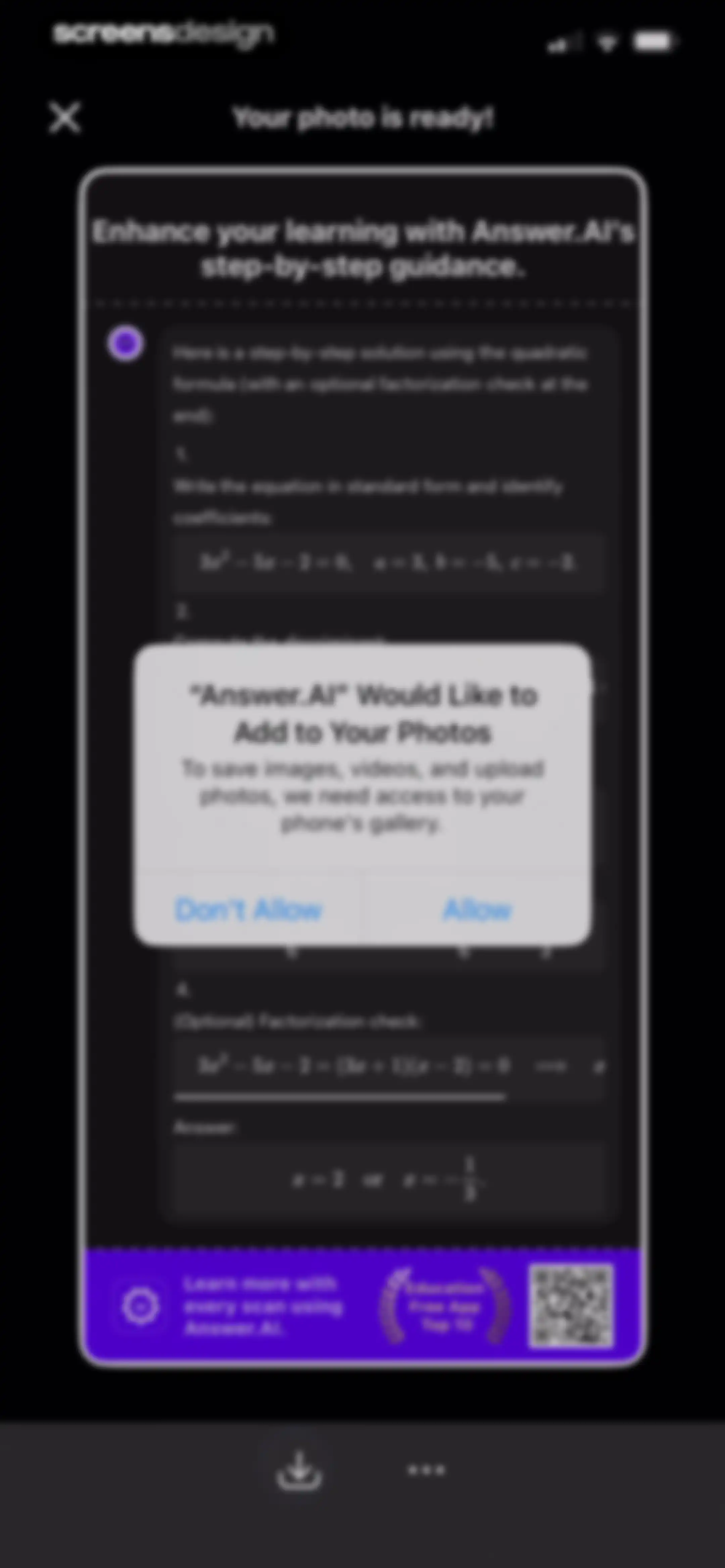Answer.AI - Your AI tutor screen 36