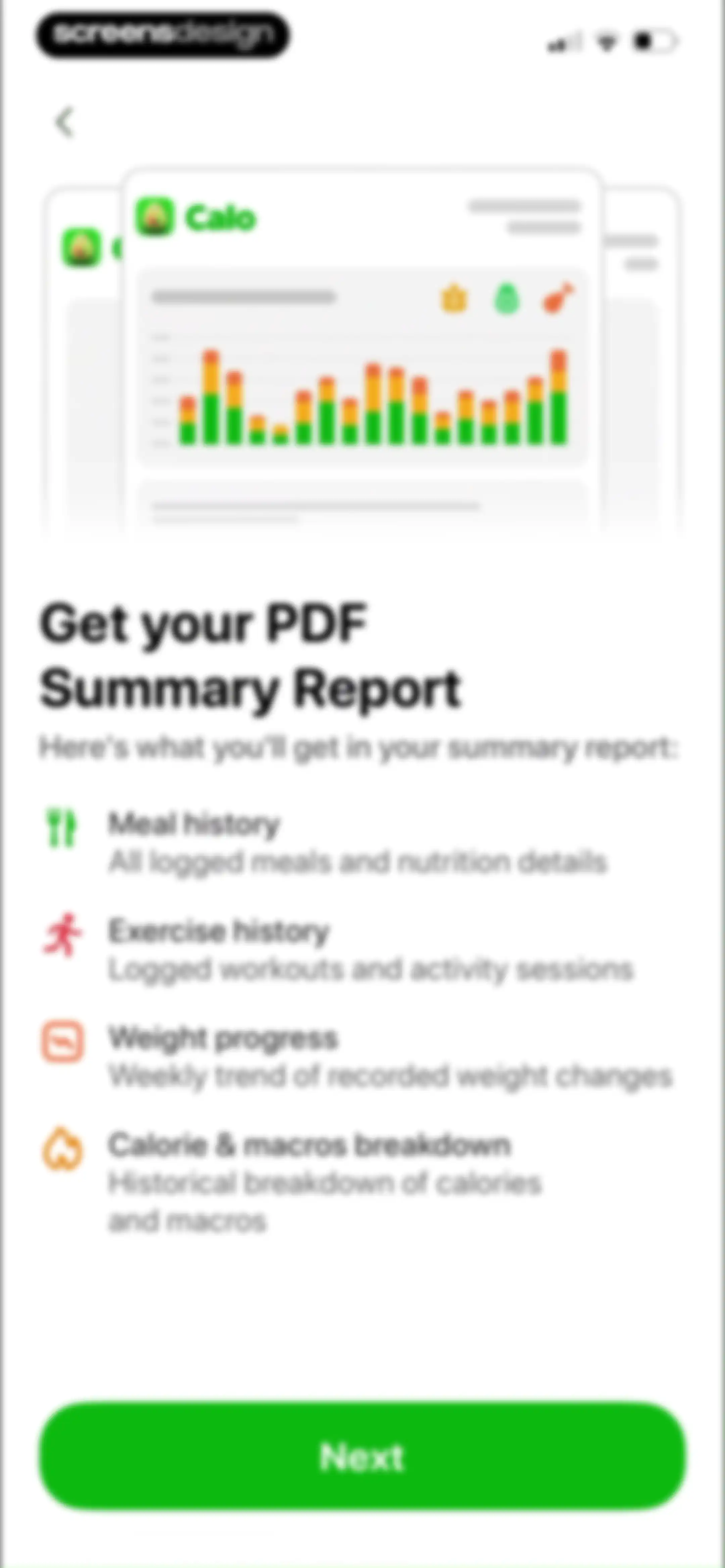 Calo: AI Food Calorie Counter screen 197