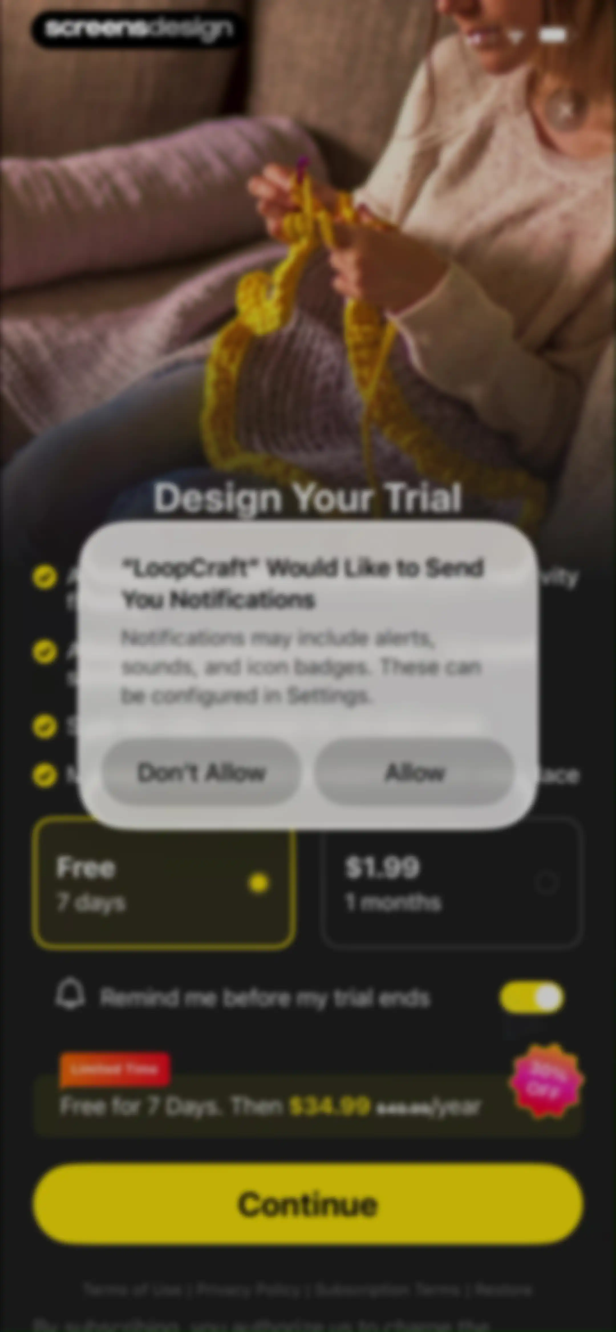 LoopCraft: Crochet & Knitting screen 11