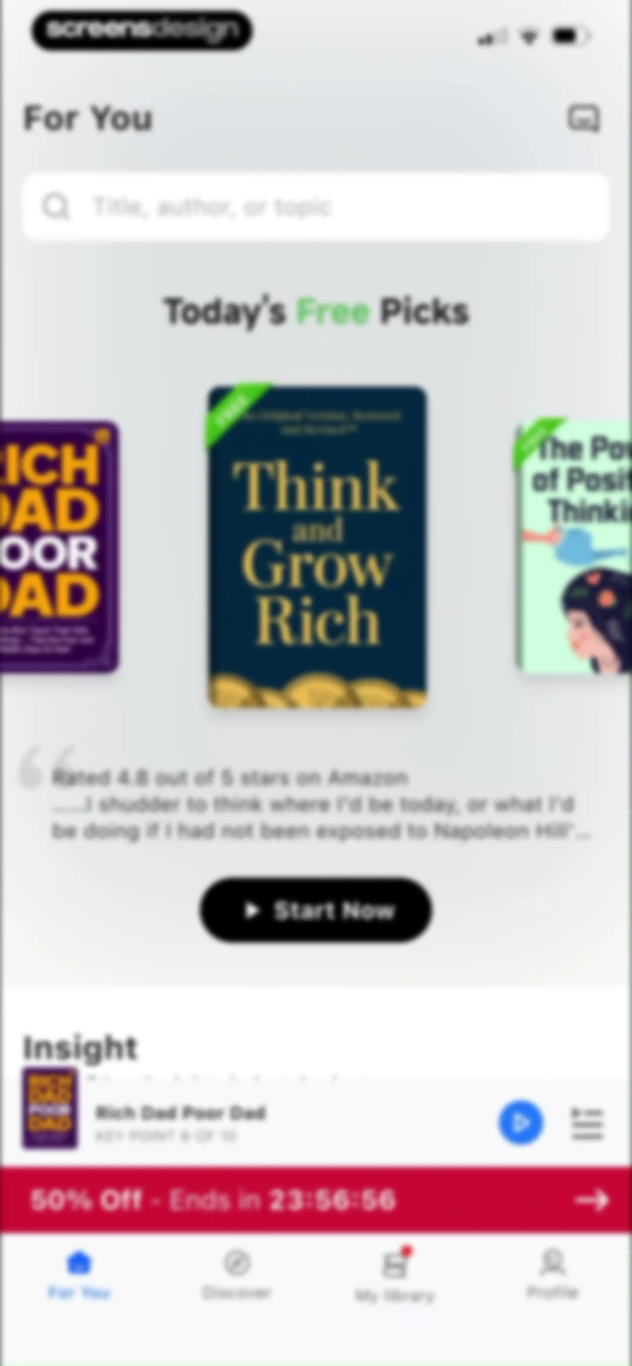 LeapAhead-Daily Book Cast screen 55