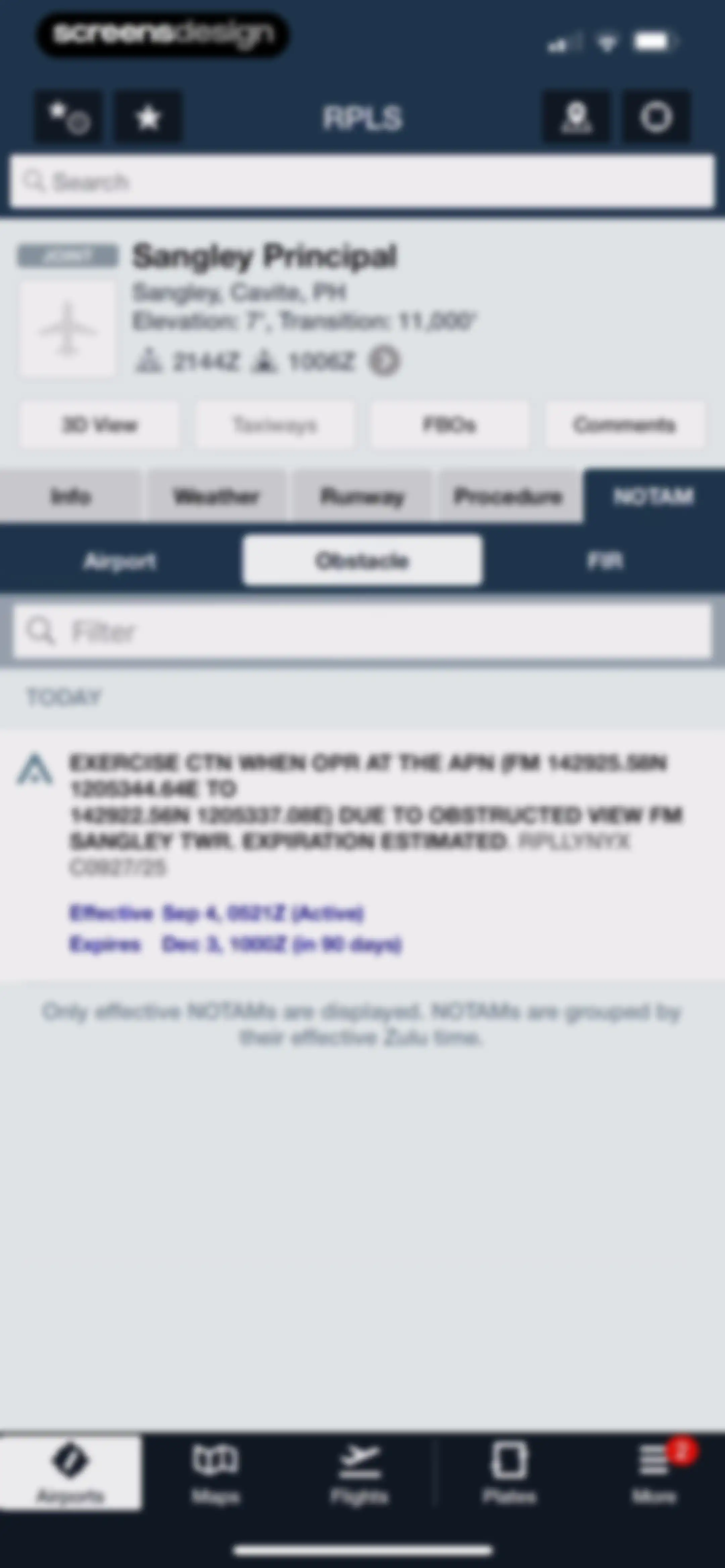 ForeFlight Mobile EFB screen 102