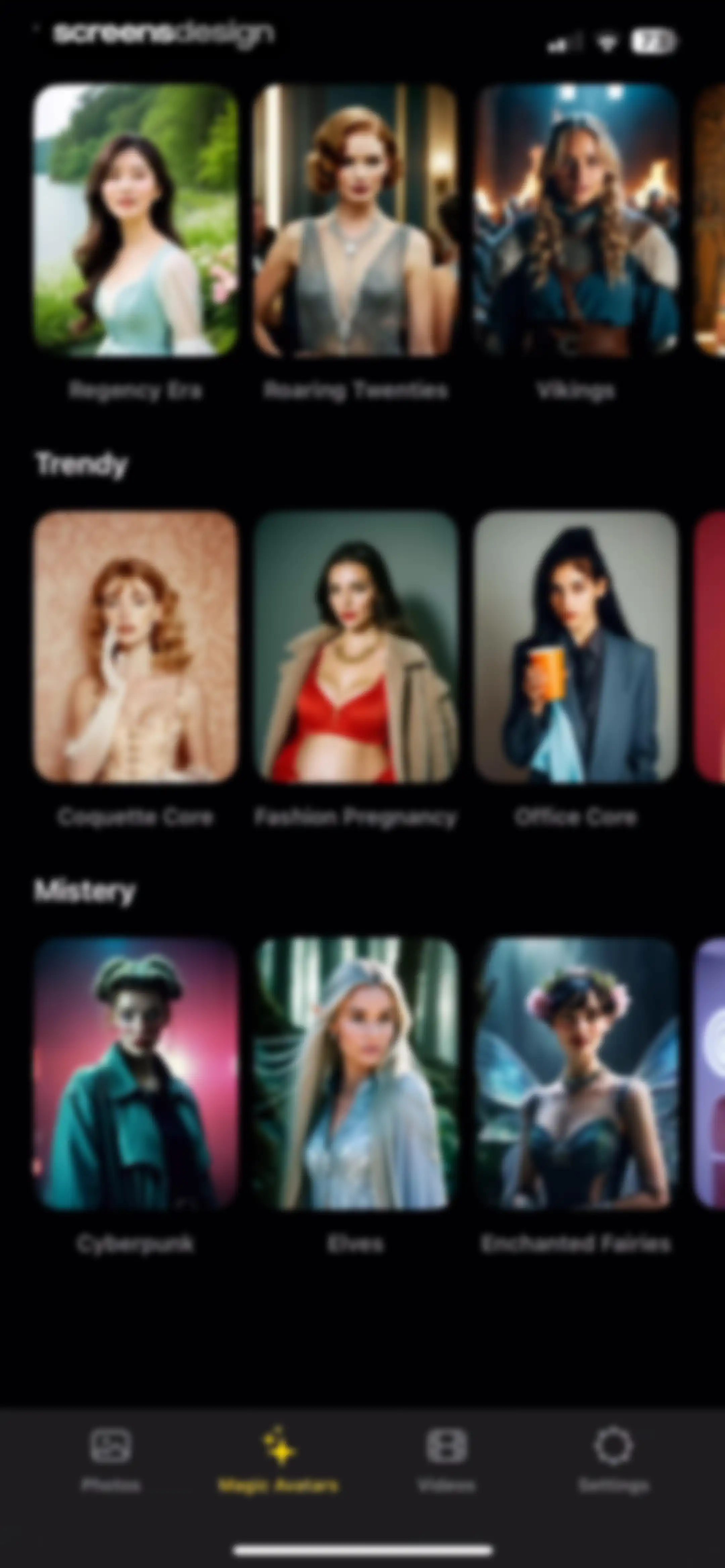 Lensa AI: Photo Editor screen 76