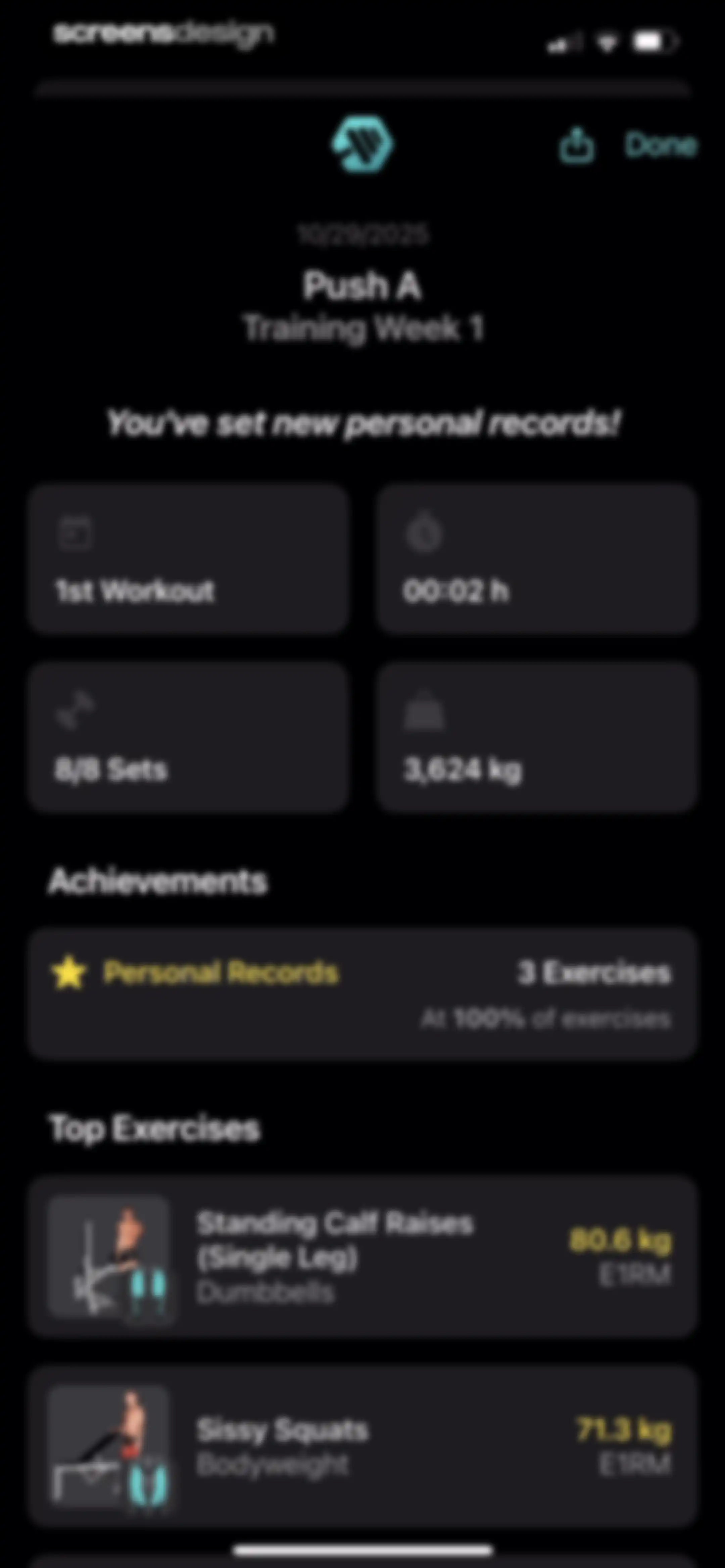 MyFitCoach - Workout Planner screen 99