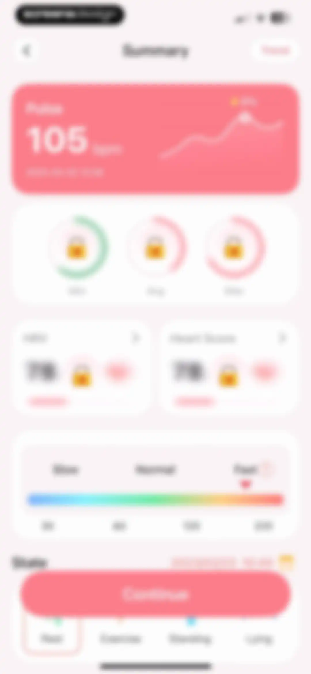 Blood Pressure Level Checker screen 52