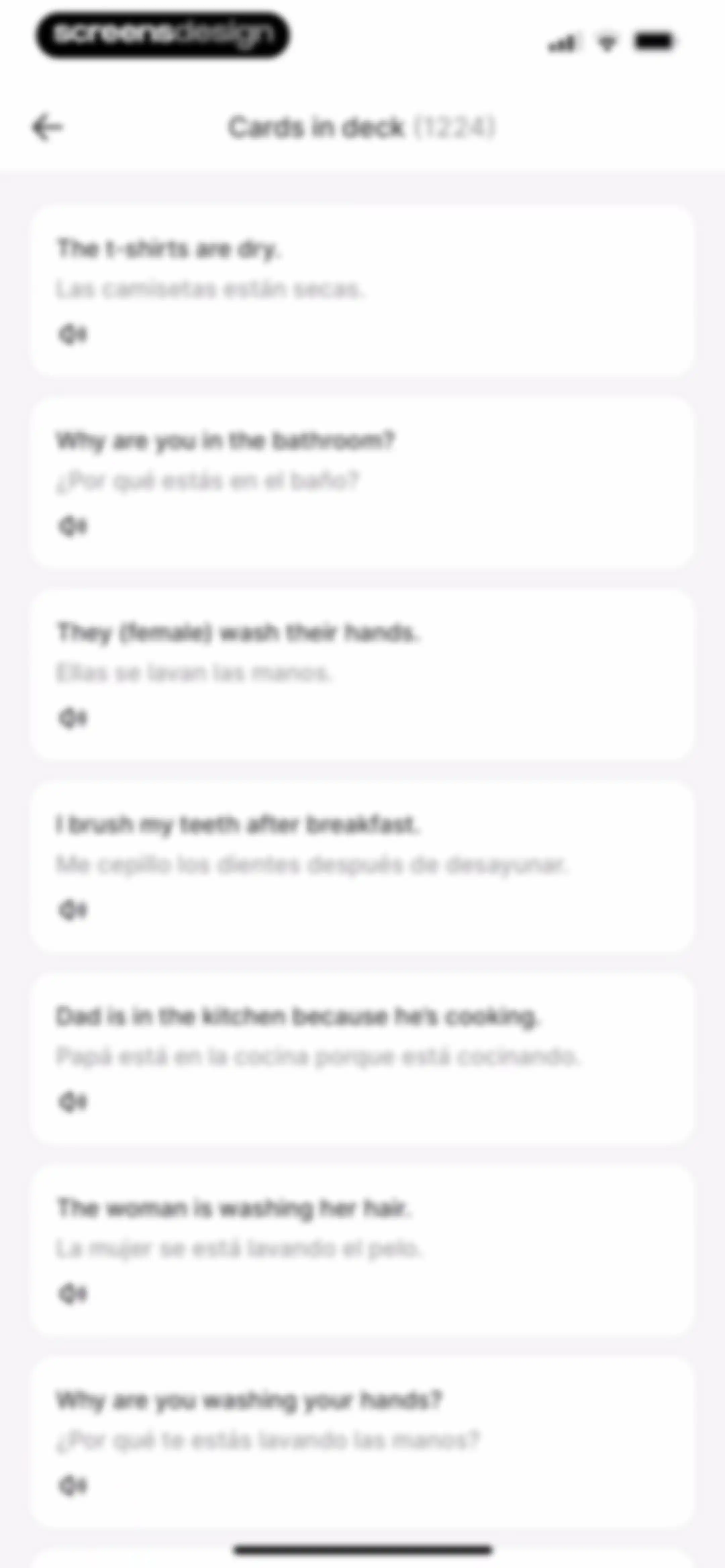 Noji - Flashcards study app screen 121