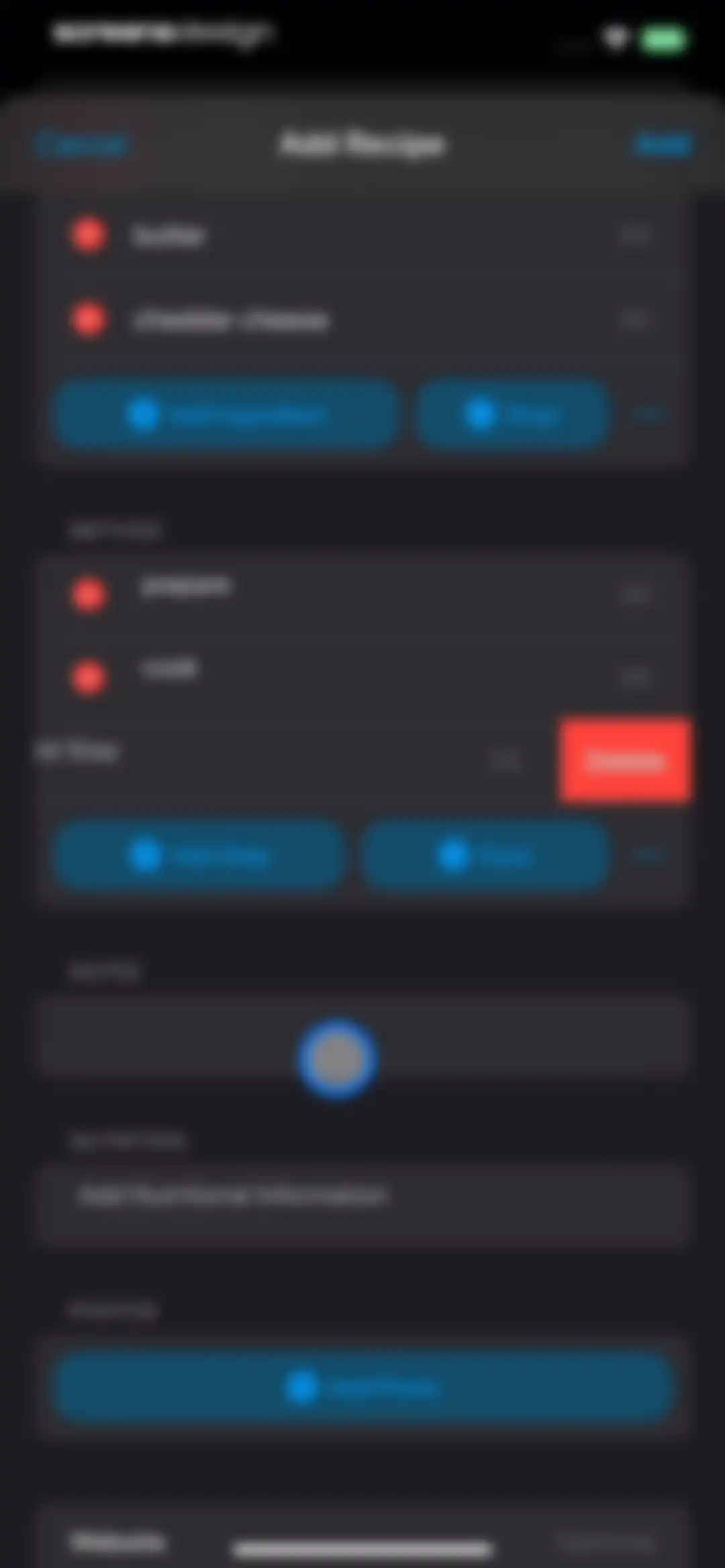 Crouton: Recipe Manager screen 23