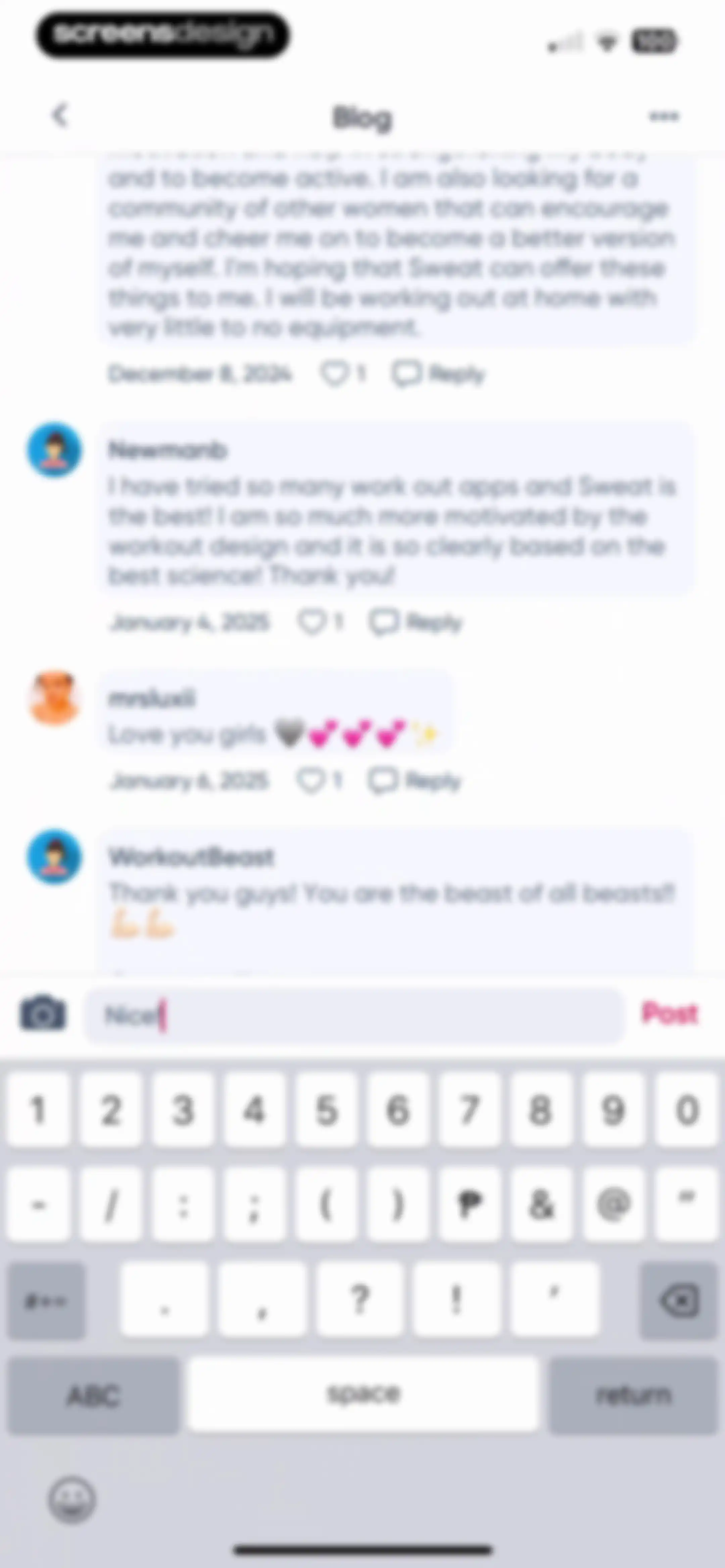 Sweat: Fitness App For Women screen 151