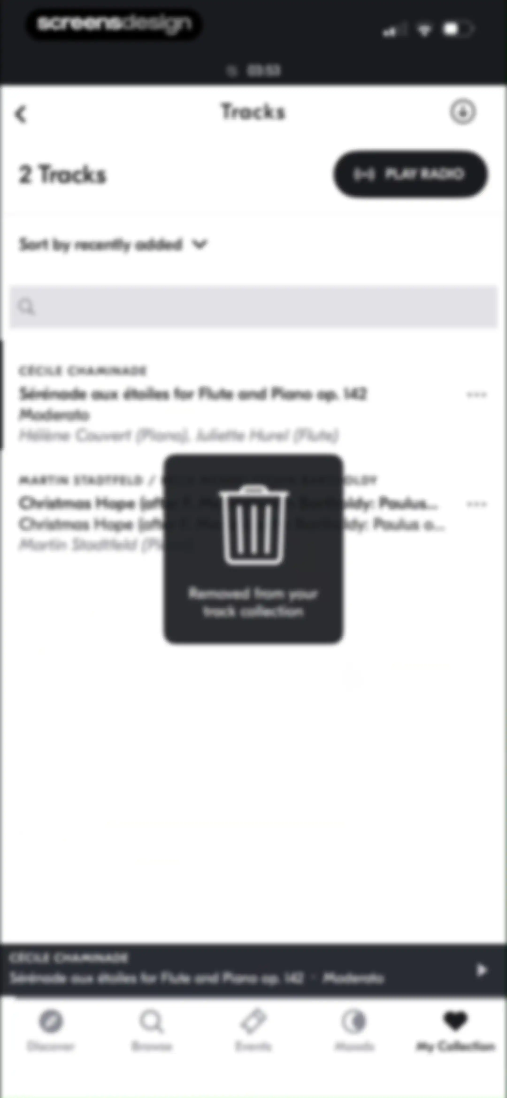 IDAGIO Stream Classical Music screen 103