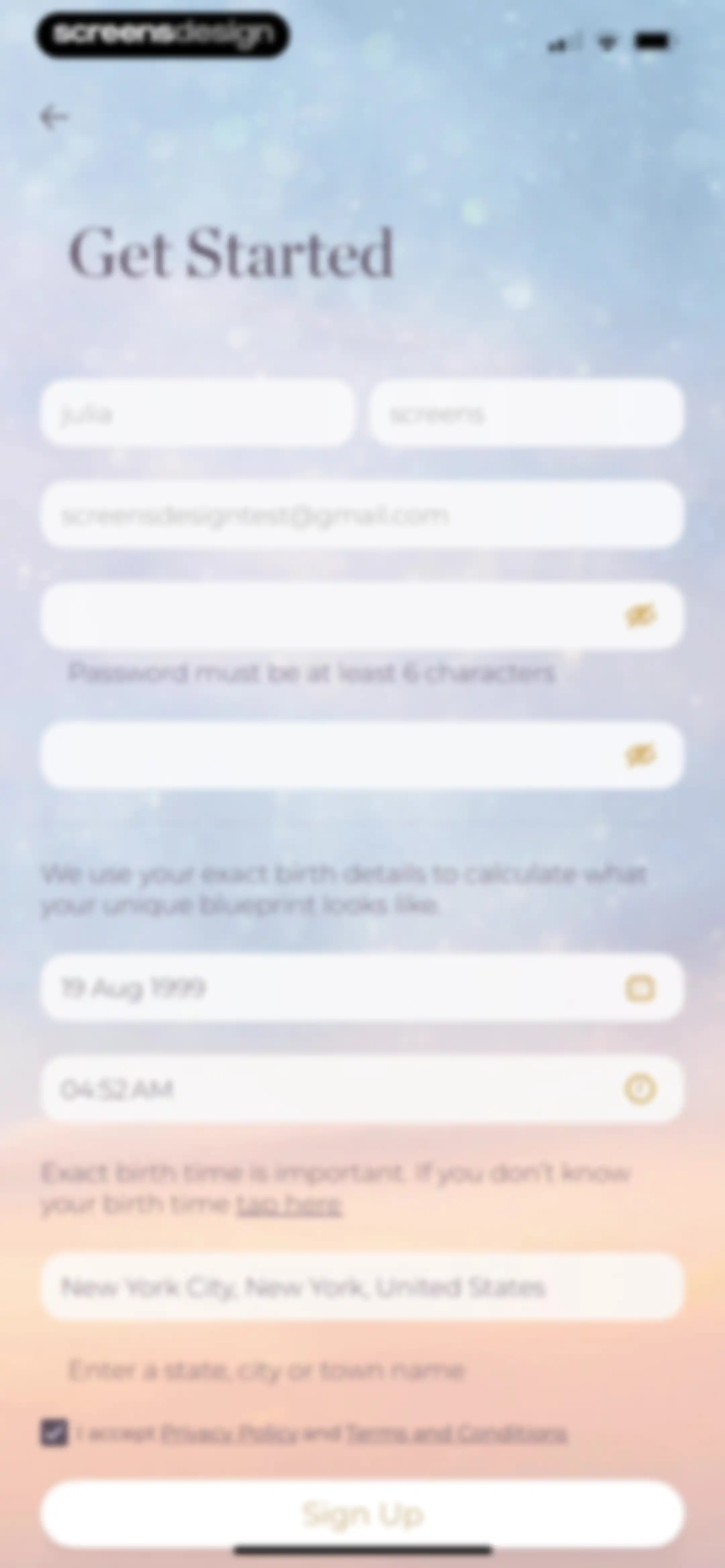 Align: The Human Design App screen 9