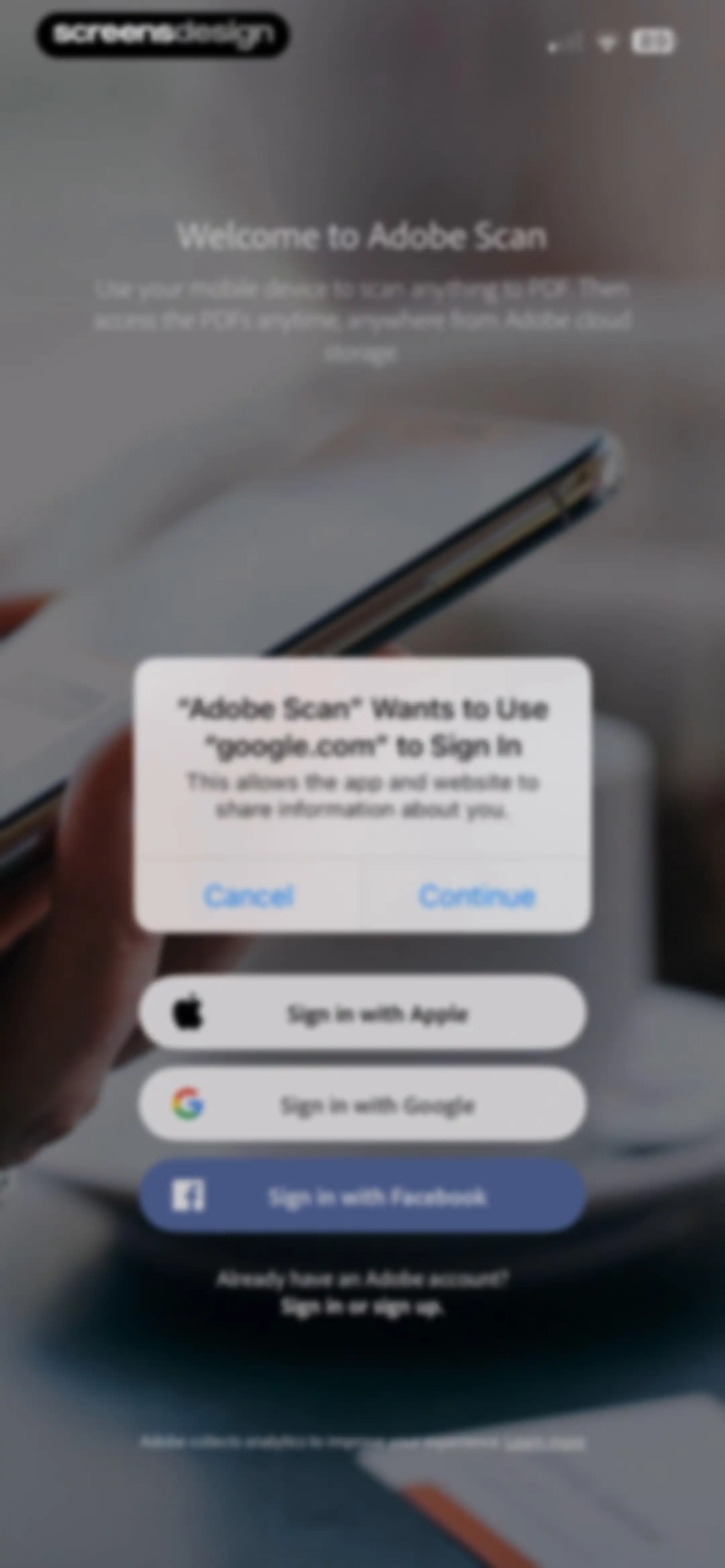 Adobe Scan: PDF & OCR Scanner screen 3