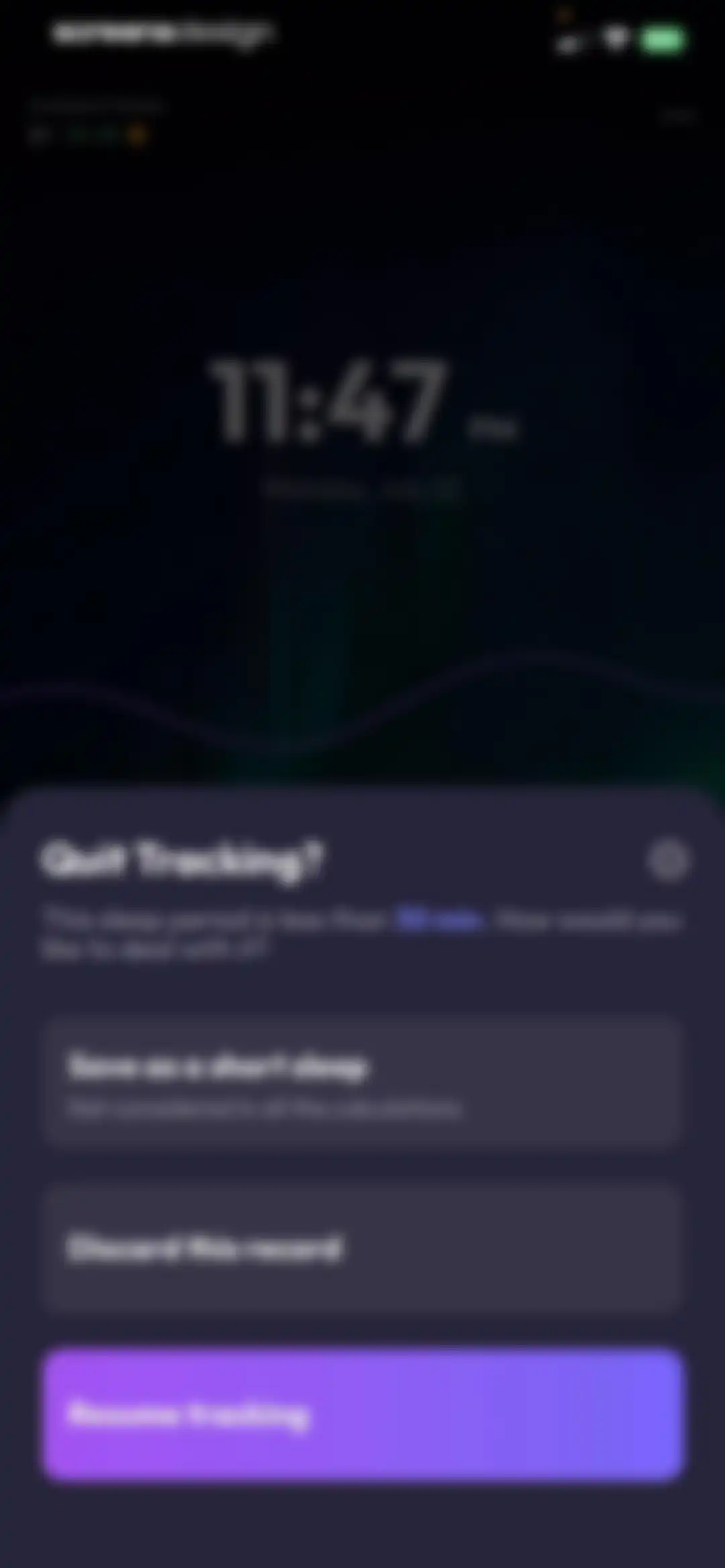 Sleep Tracker: Recorder, Sound screen 45