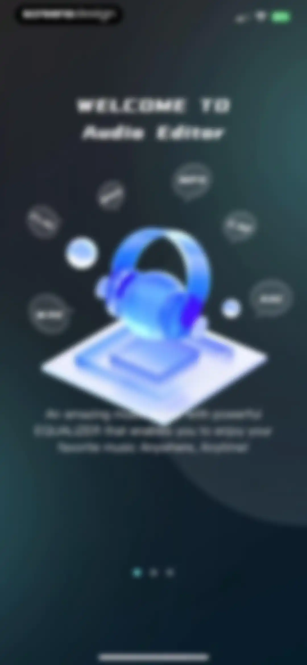 Audio Editor : Audiolab screen 1