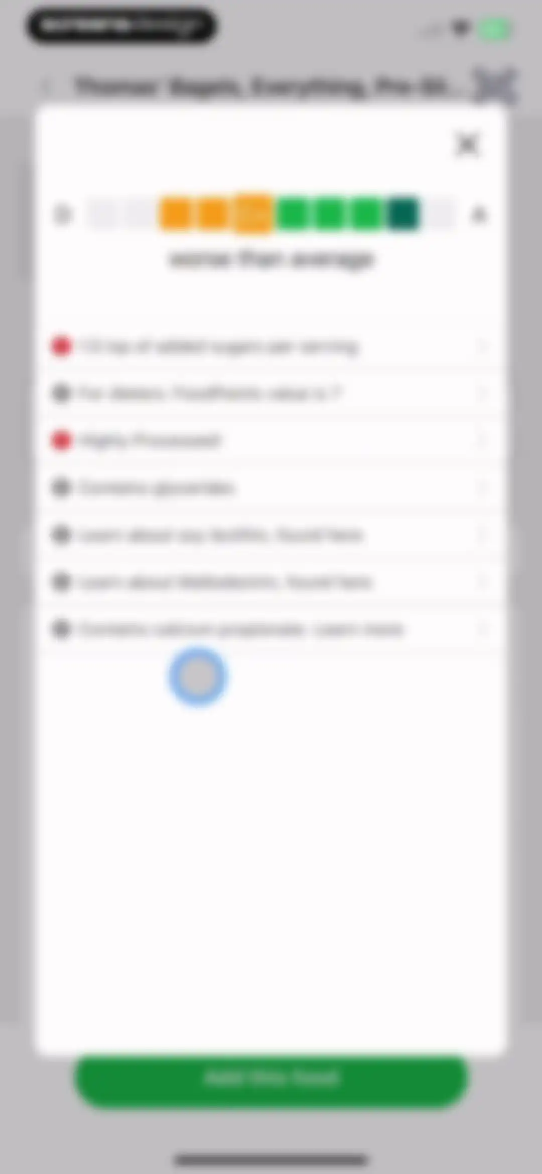 Fooducate: Nutrition Coach screen 34