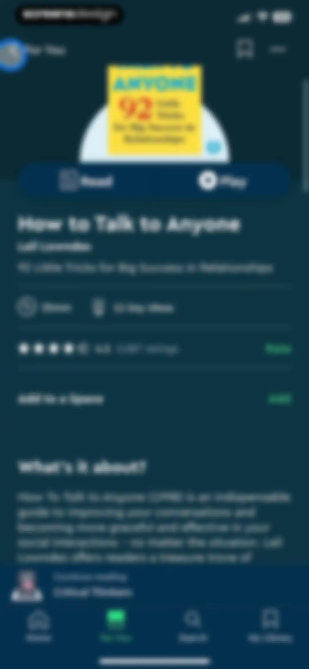 Blinkist: Book Summaries Daily screen 46