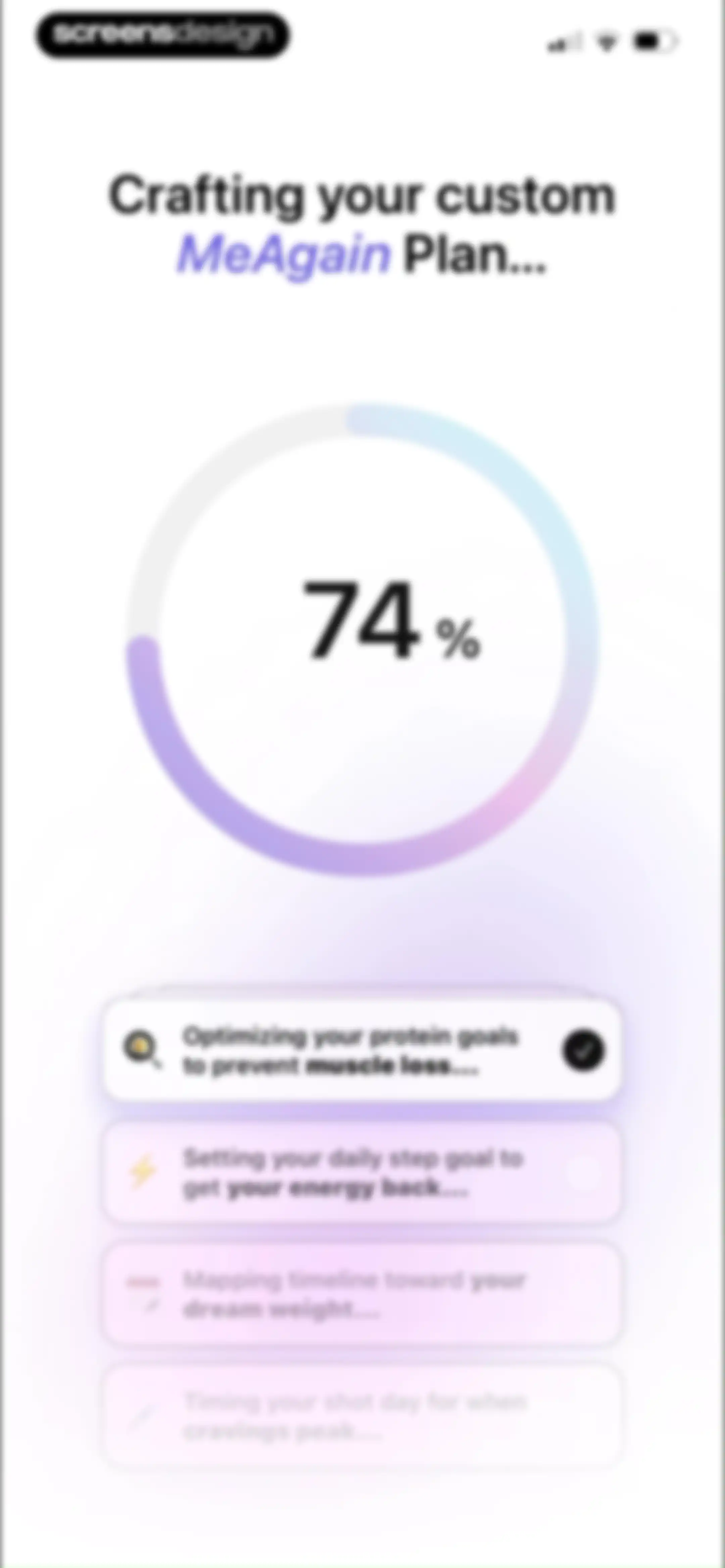MeAgain: GLP-1 Tracker App screen 34