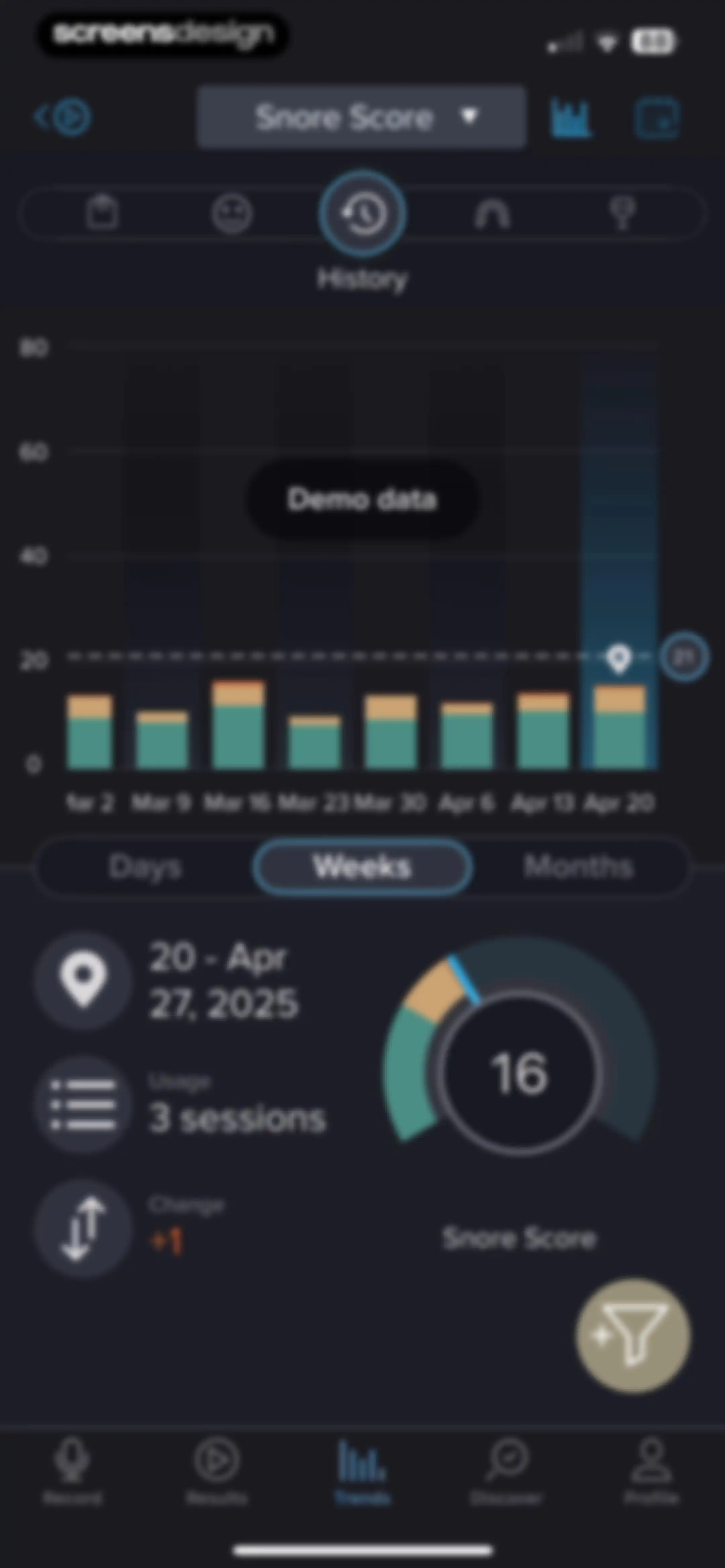 SnoreLab : Record Your Snoring screen 47