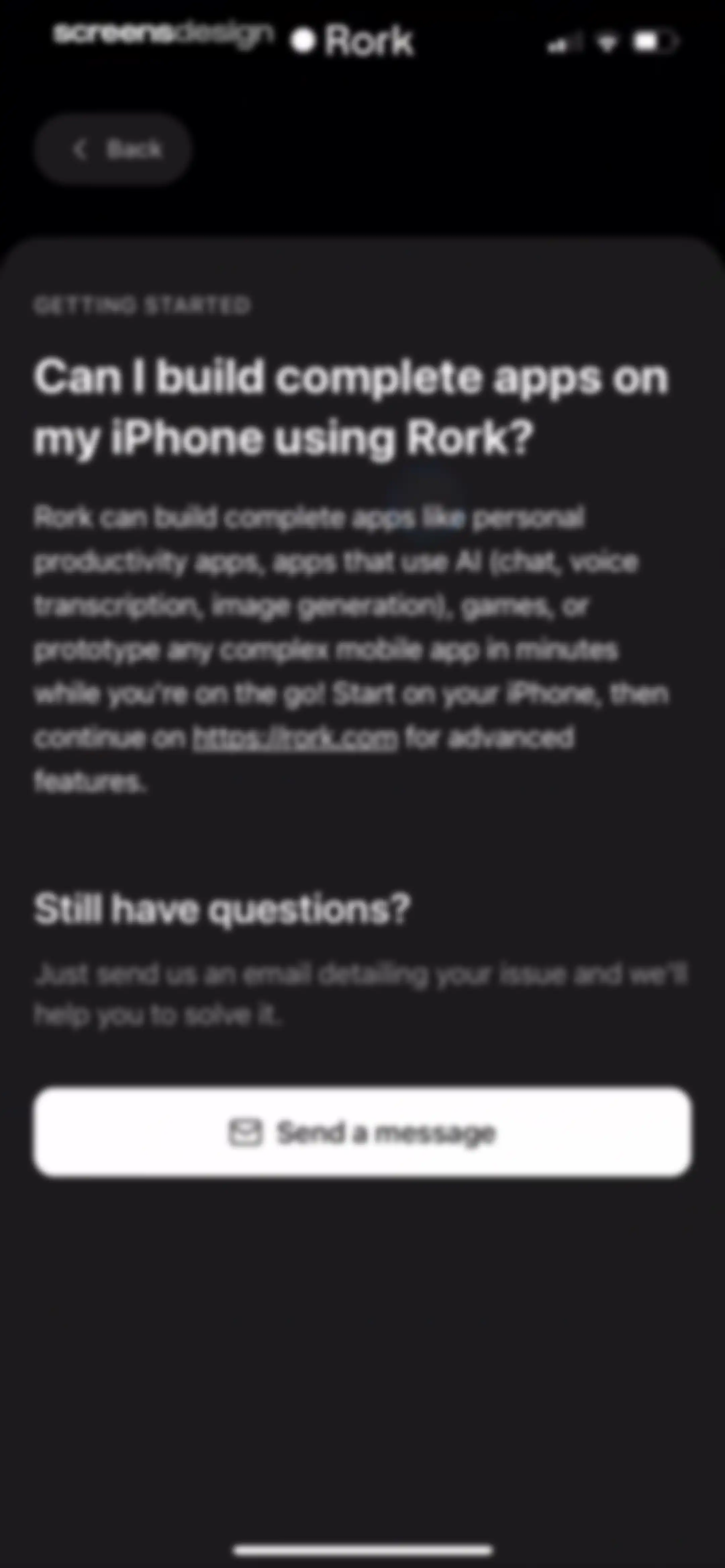 Rork screen 61
