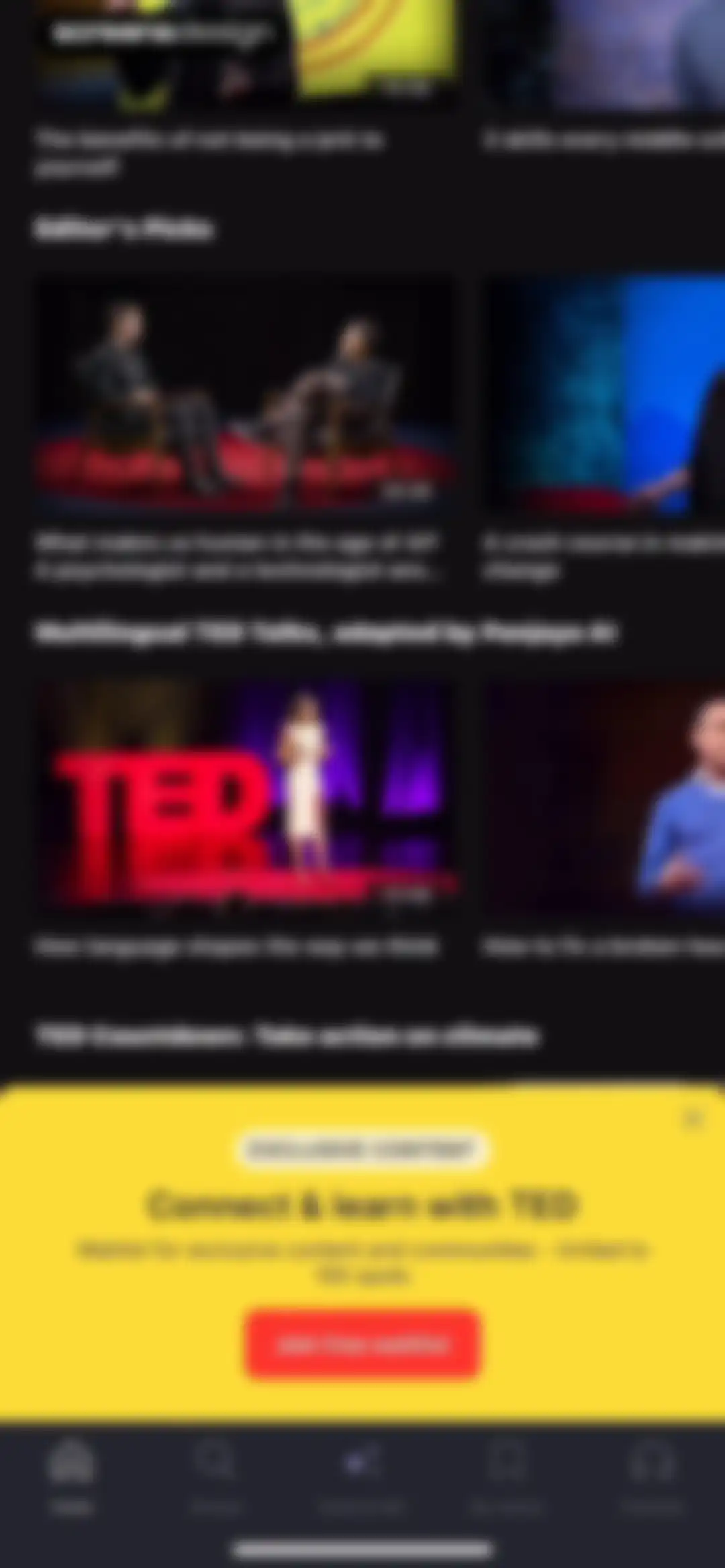 TED Talks: Watch and Learn screen 8