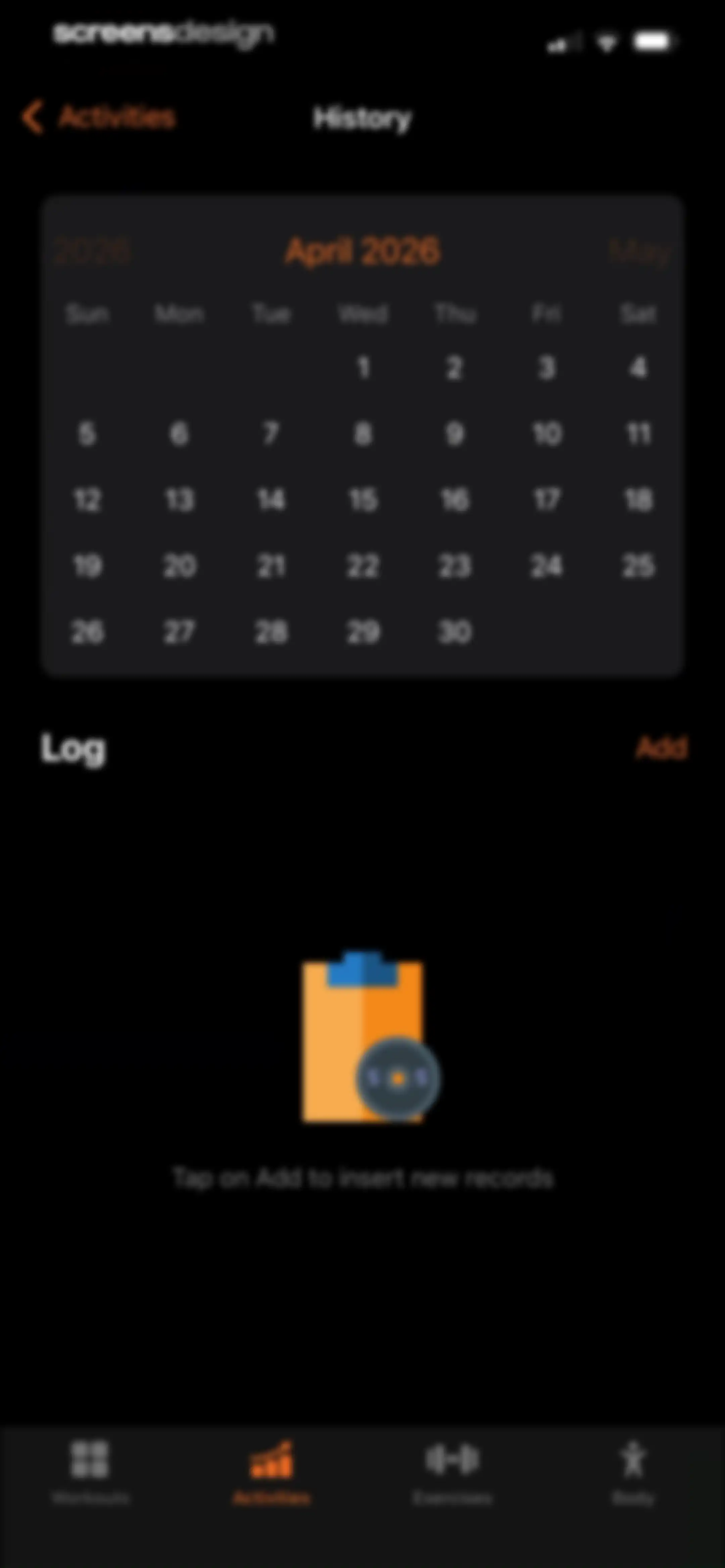 Gym WP - Workout Planner & Log screen 127