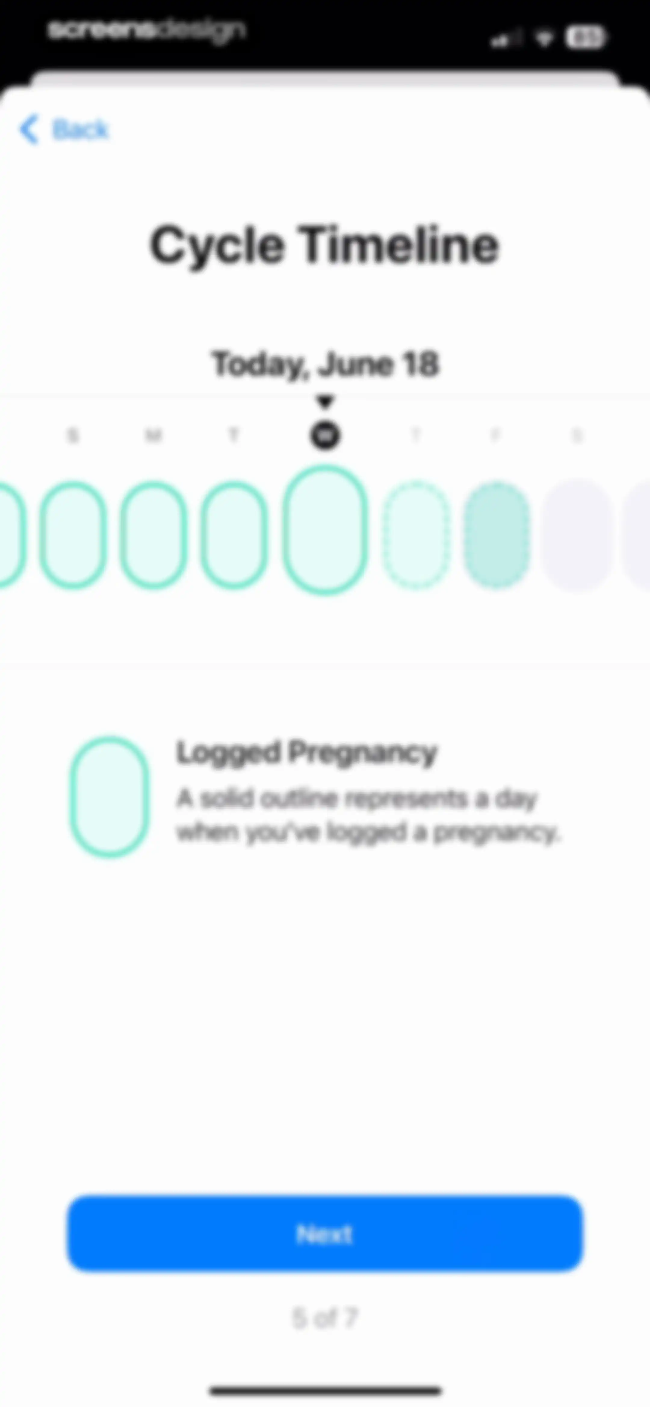 Apple Health screen 87