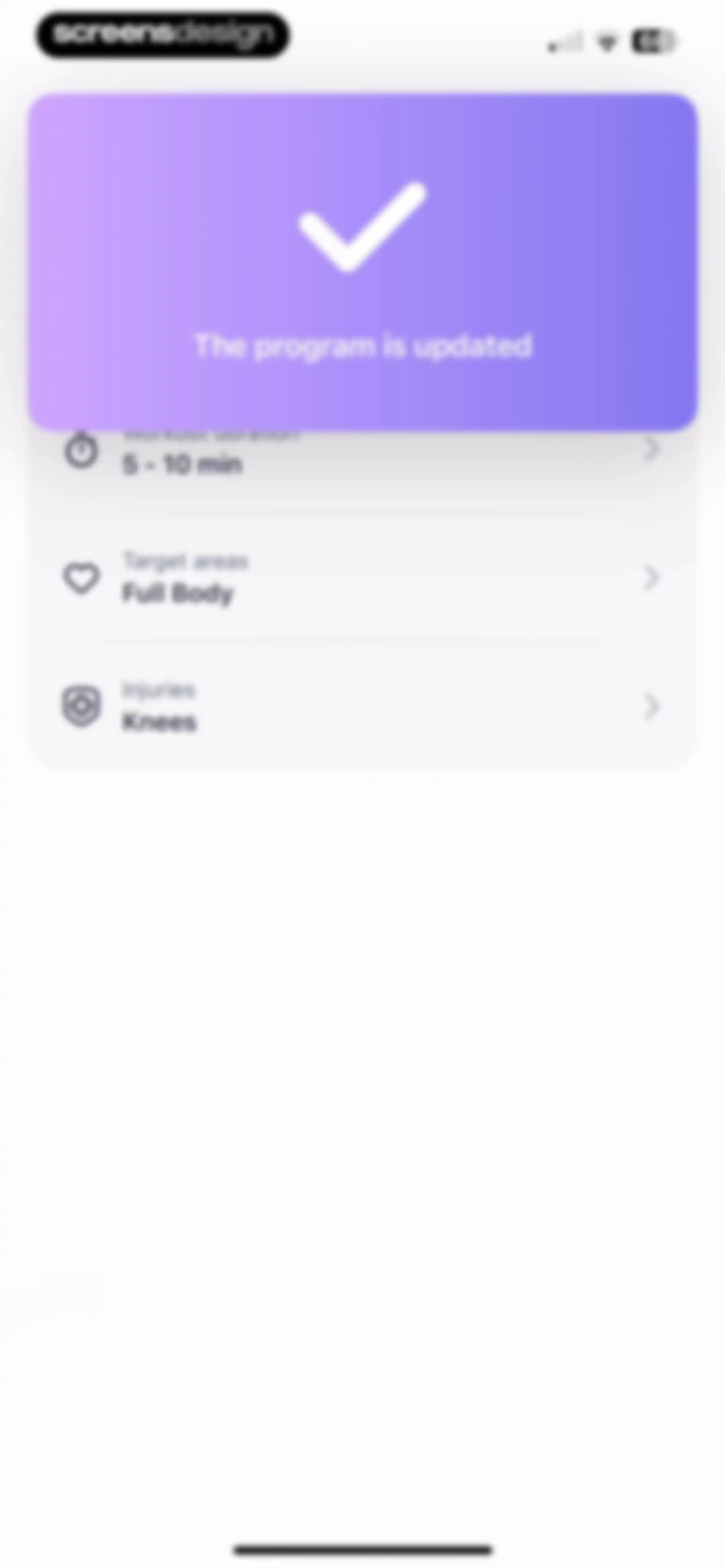 FitMe - Lazy Workout at Home screen 71